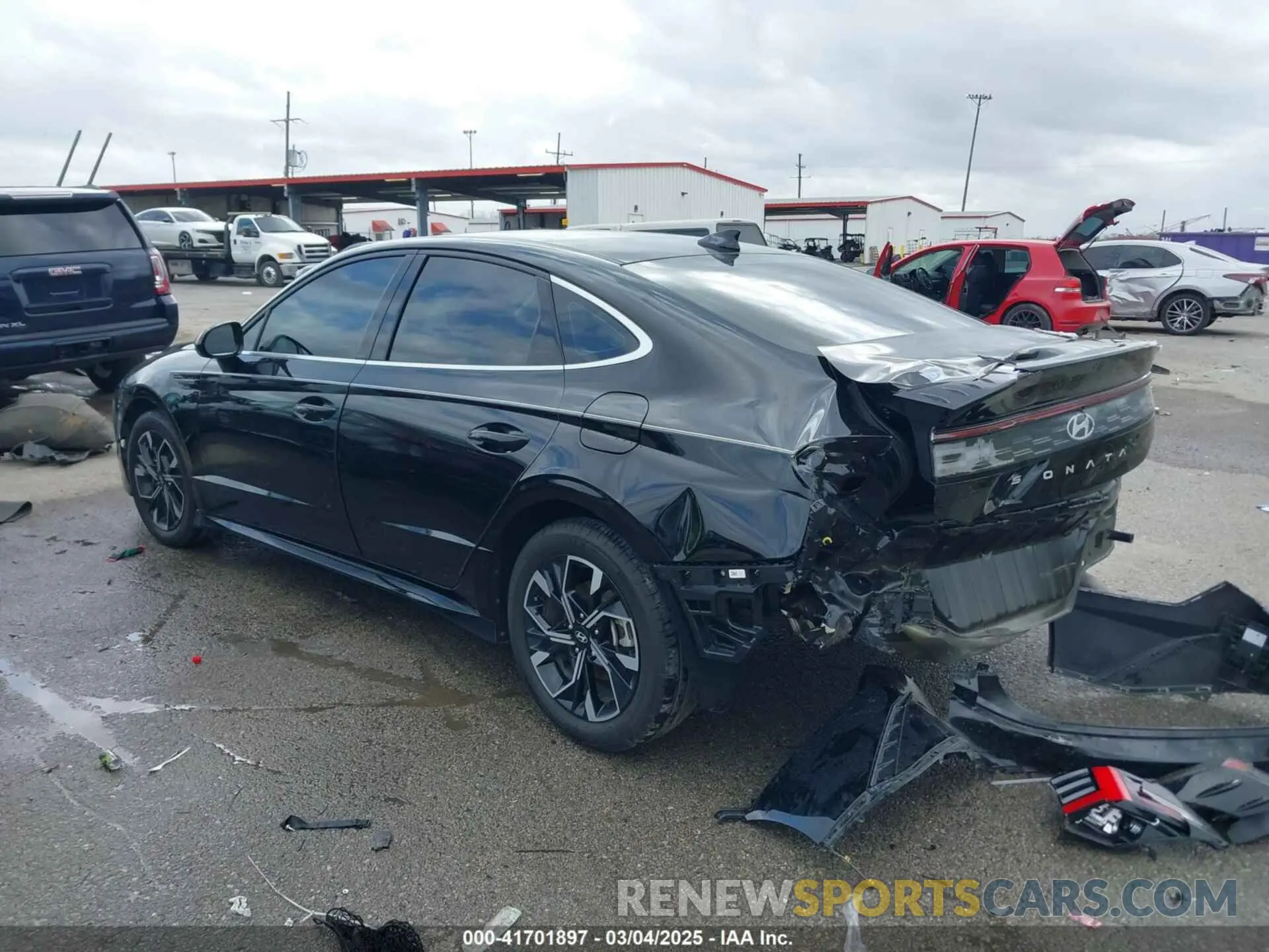 3 fotografías del automóvil dañado KMHL64JA7RA377986 HYUNDAI SONATA 2024