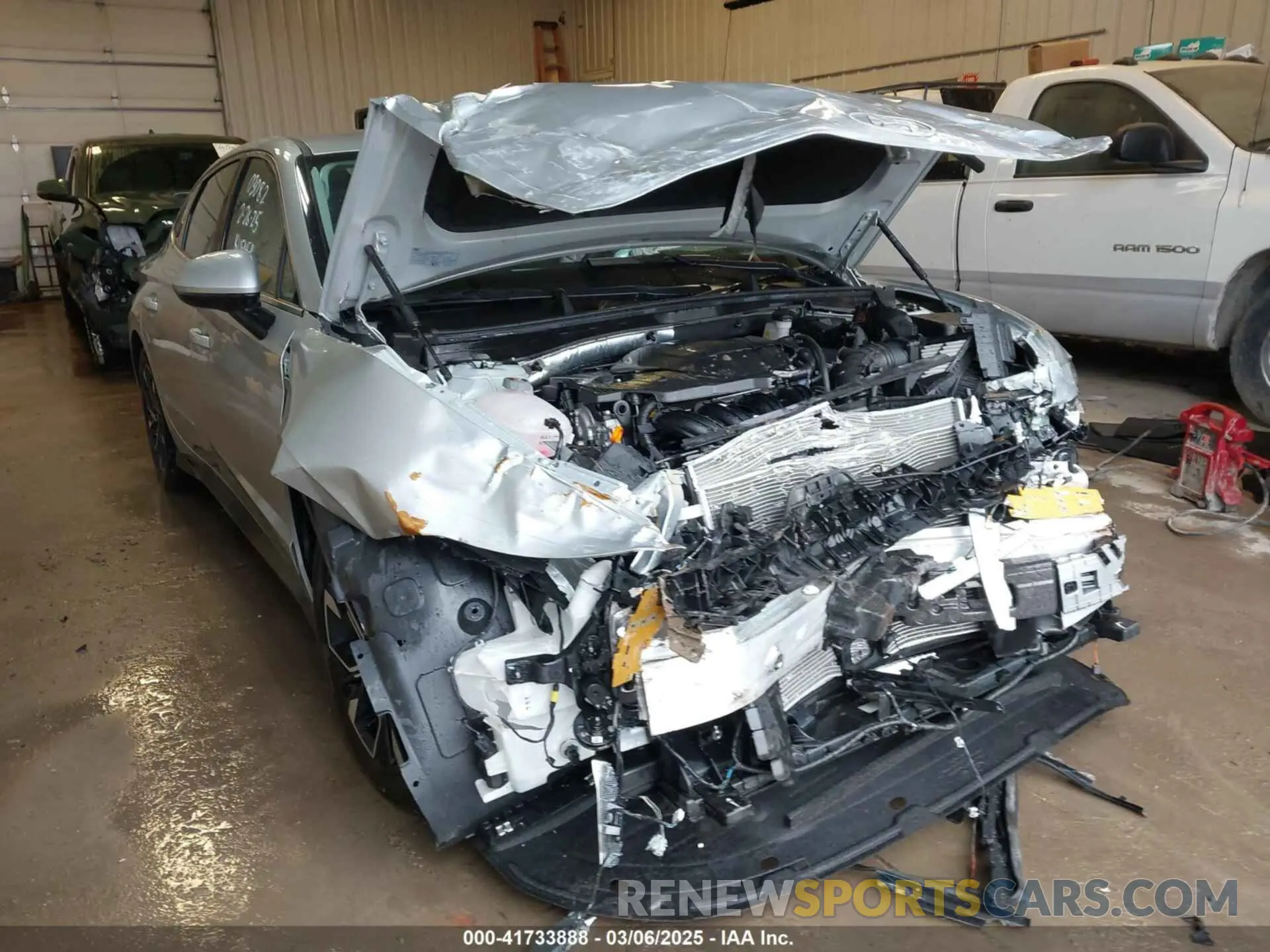 1 fotografías del automóvil dañado KMHL64JA7RA398076 HYUNDAI SONATA 2024