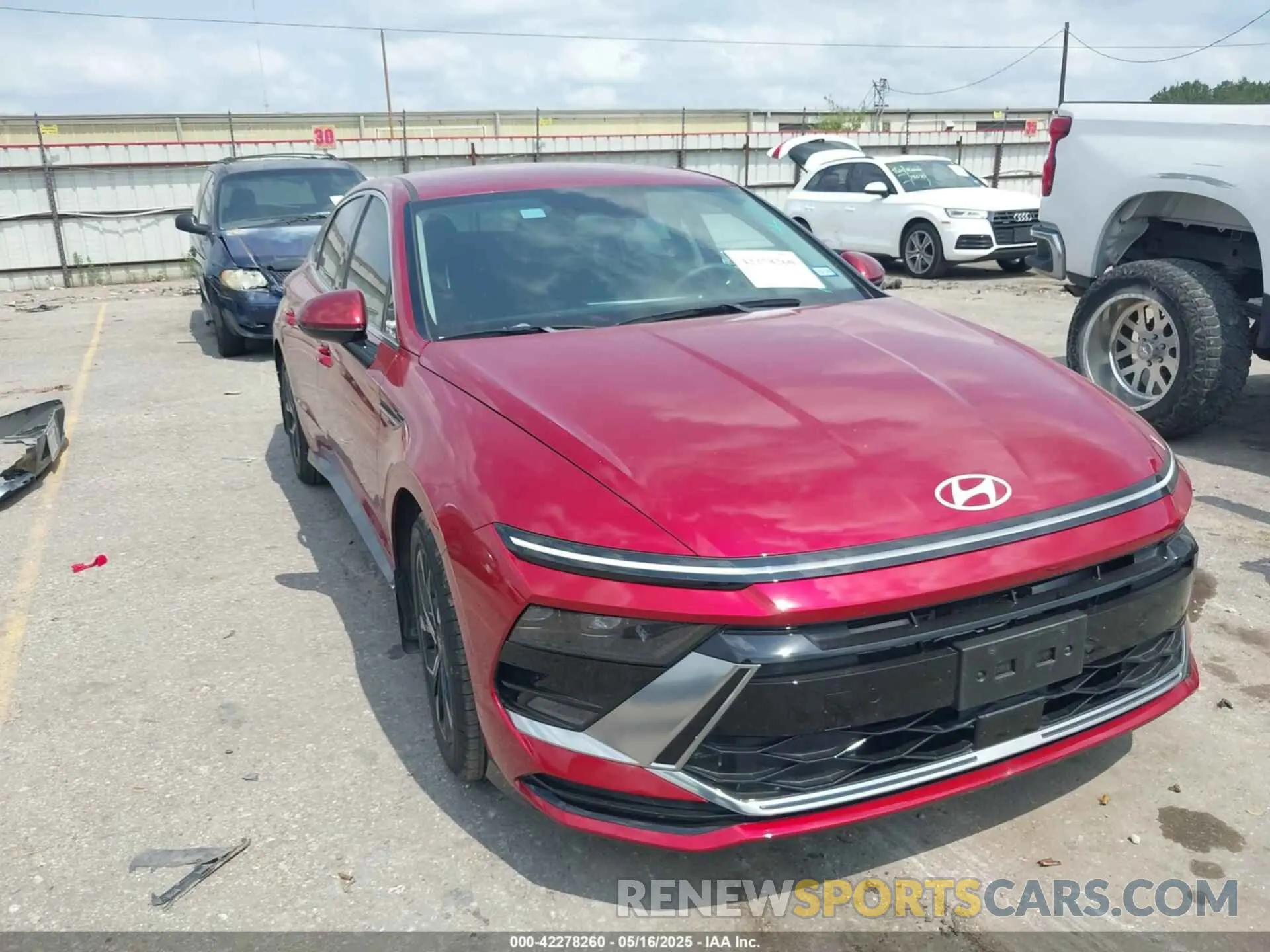 1 fotografías del automóvil dañado KMHL64JA8RA404354 HYUNDAI SONATA 2024