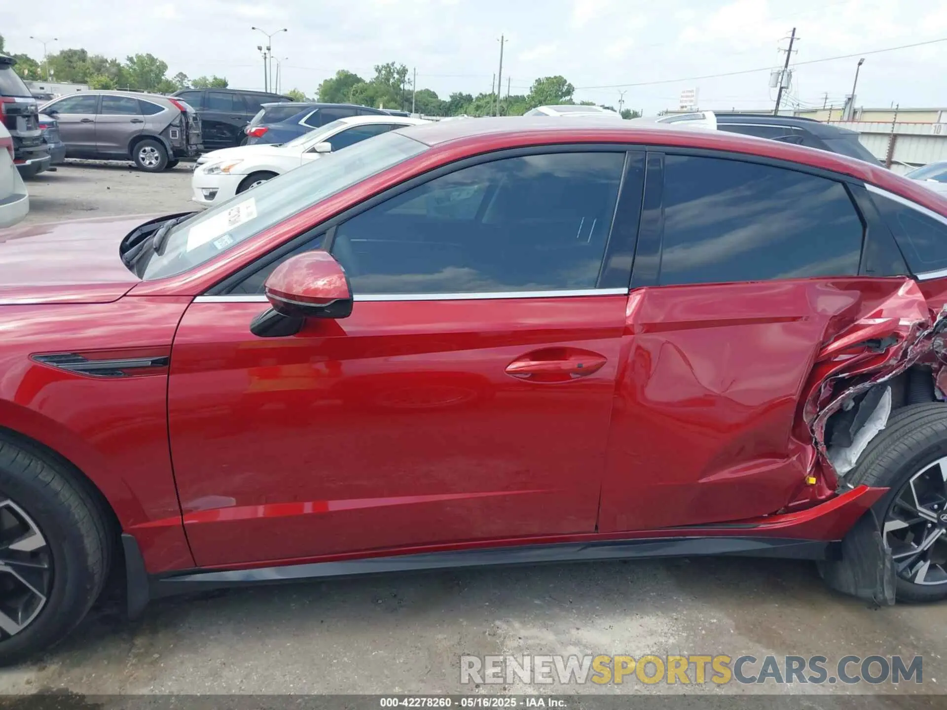 14 fotografías del automóvil dañado KMHL64JA8RA404354 HYUNDAI SONATA 2024