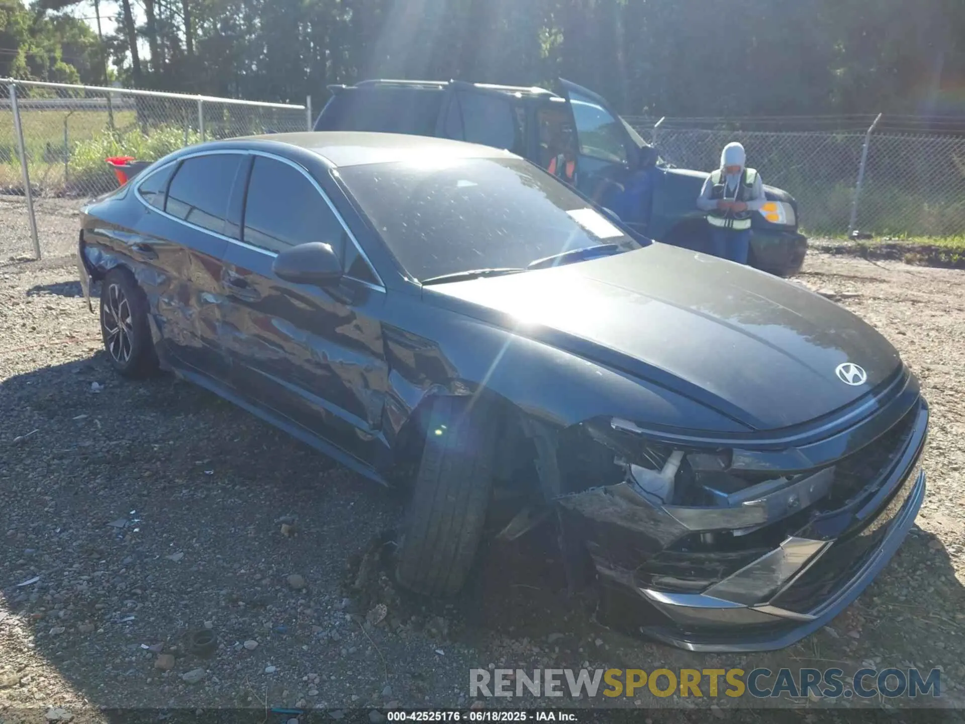 1 fotografías del automóvil dañado KMHL64JA8RA407142 HYUNDAI SONATA 2024