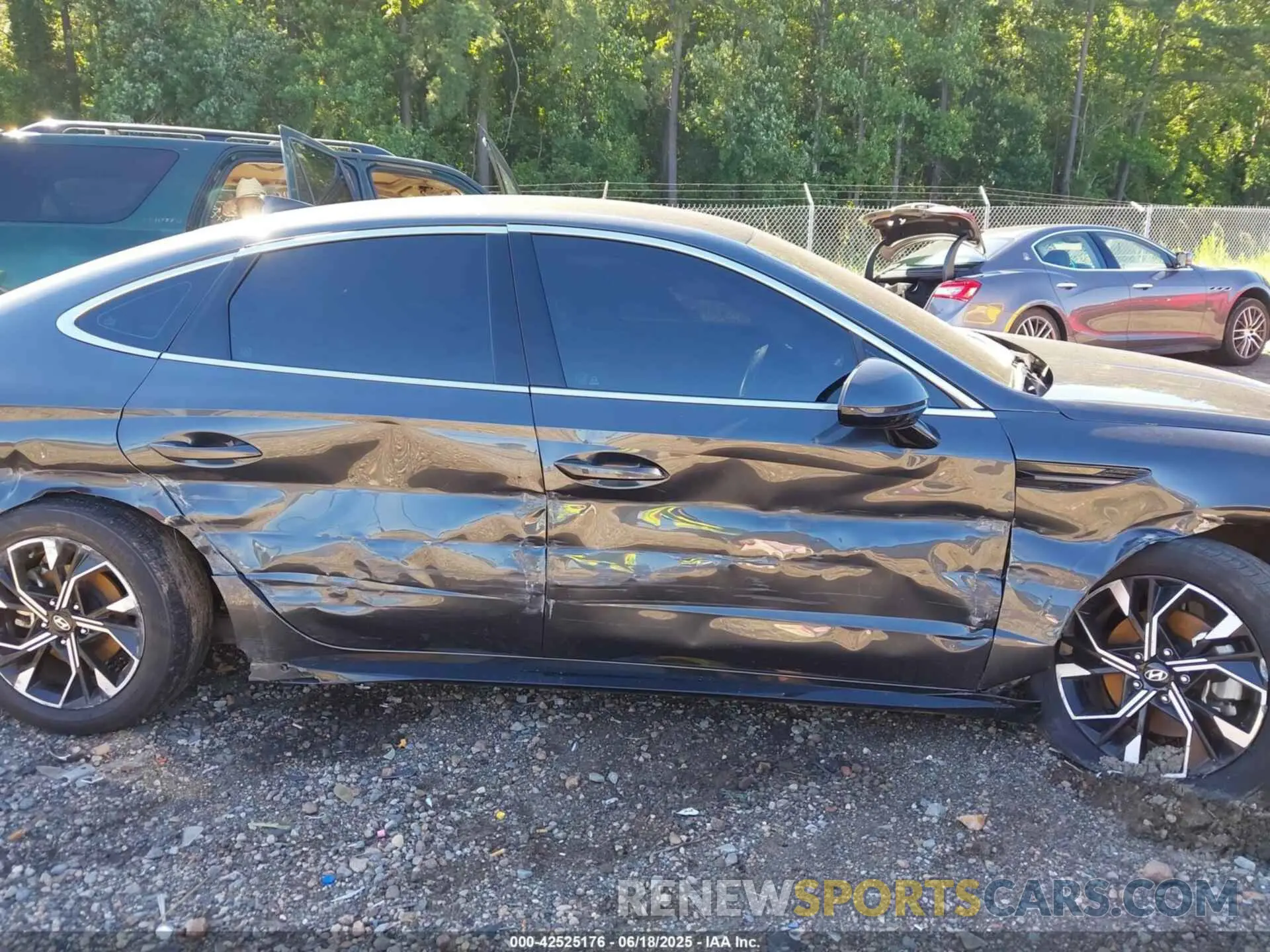 6 fotografías del automóvil dañado KMHL64JA8RA407142 HYUNDAI SONATA 2024