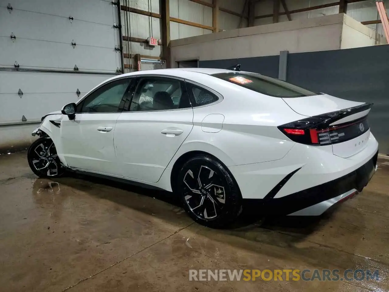 2 fotografías del automóvil dañado KMHL64JA8RA409019 HYUNDAI SONATA 2024