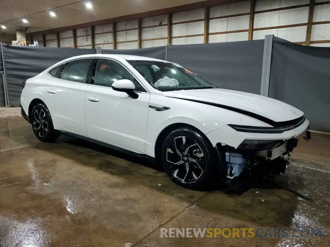 4 fotografías del automóvil dañado KMHL64JA8RA409019 HYUNDAI SONATA 2024