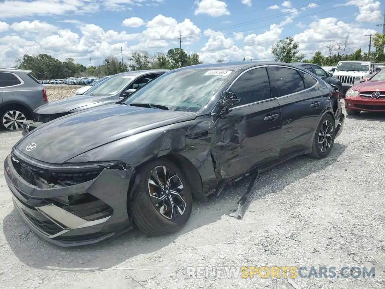 1 fotografías del automóvil dañado KMHL64JA8RA409862 HYUNDAI SONATA 2024