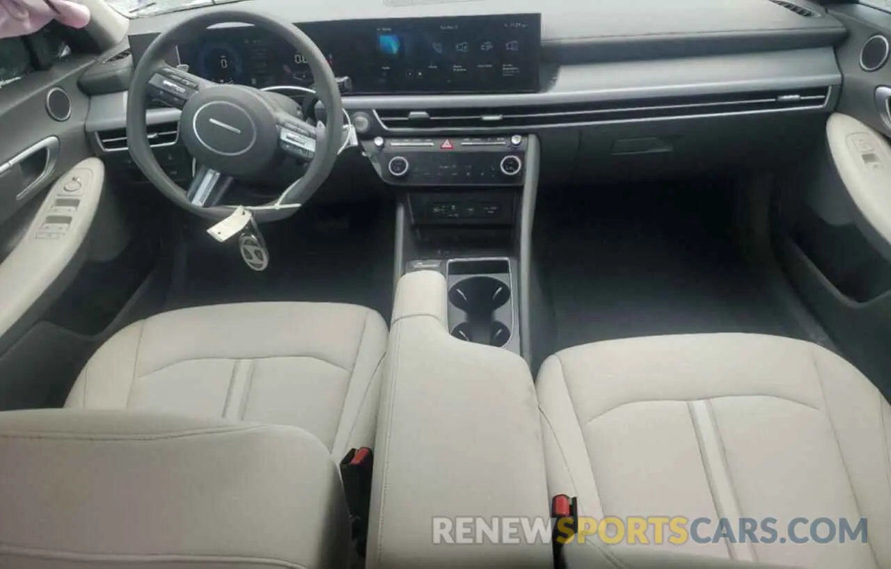 8 fotografías del automóvil dañado KMHL64JA8RA409862 HYUNDAI SONATA 2024