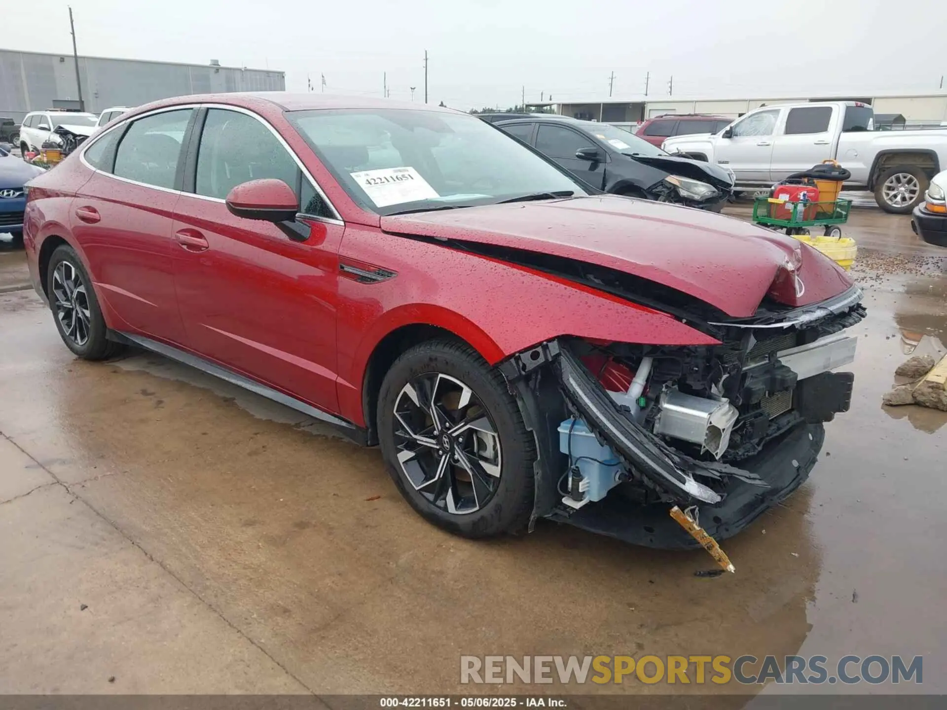 1 fotografías del automóvil dañado KMHL64JA9RA379626 HYUNDAI SONATA 2024