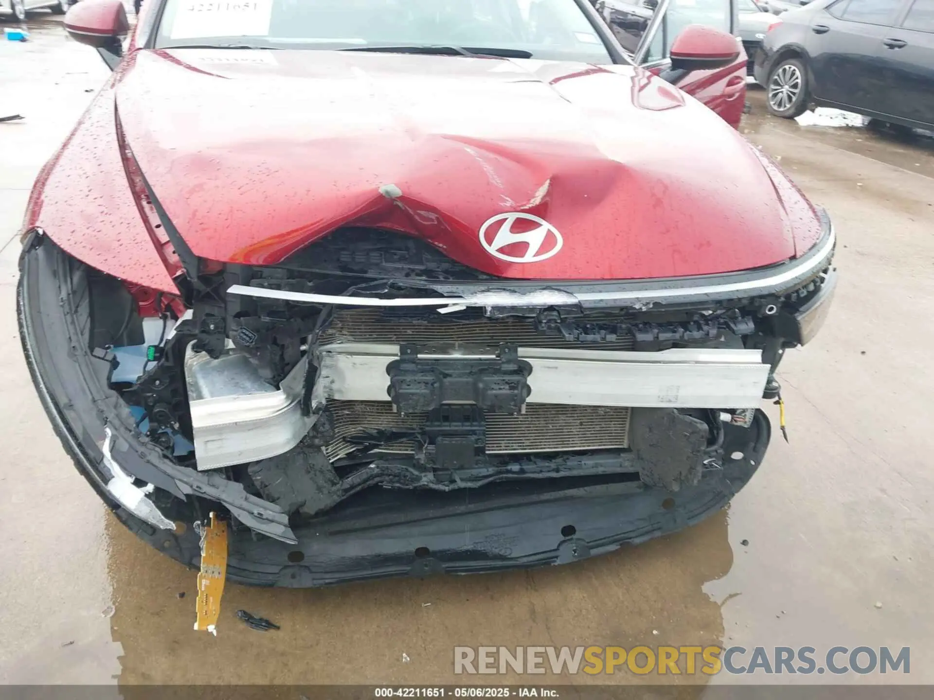 6 fotografías del automóvil dañado KMHL64JA9RA379626 HYUNDAI SONATA 2024
