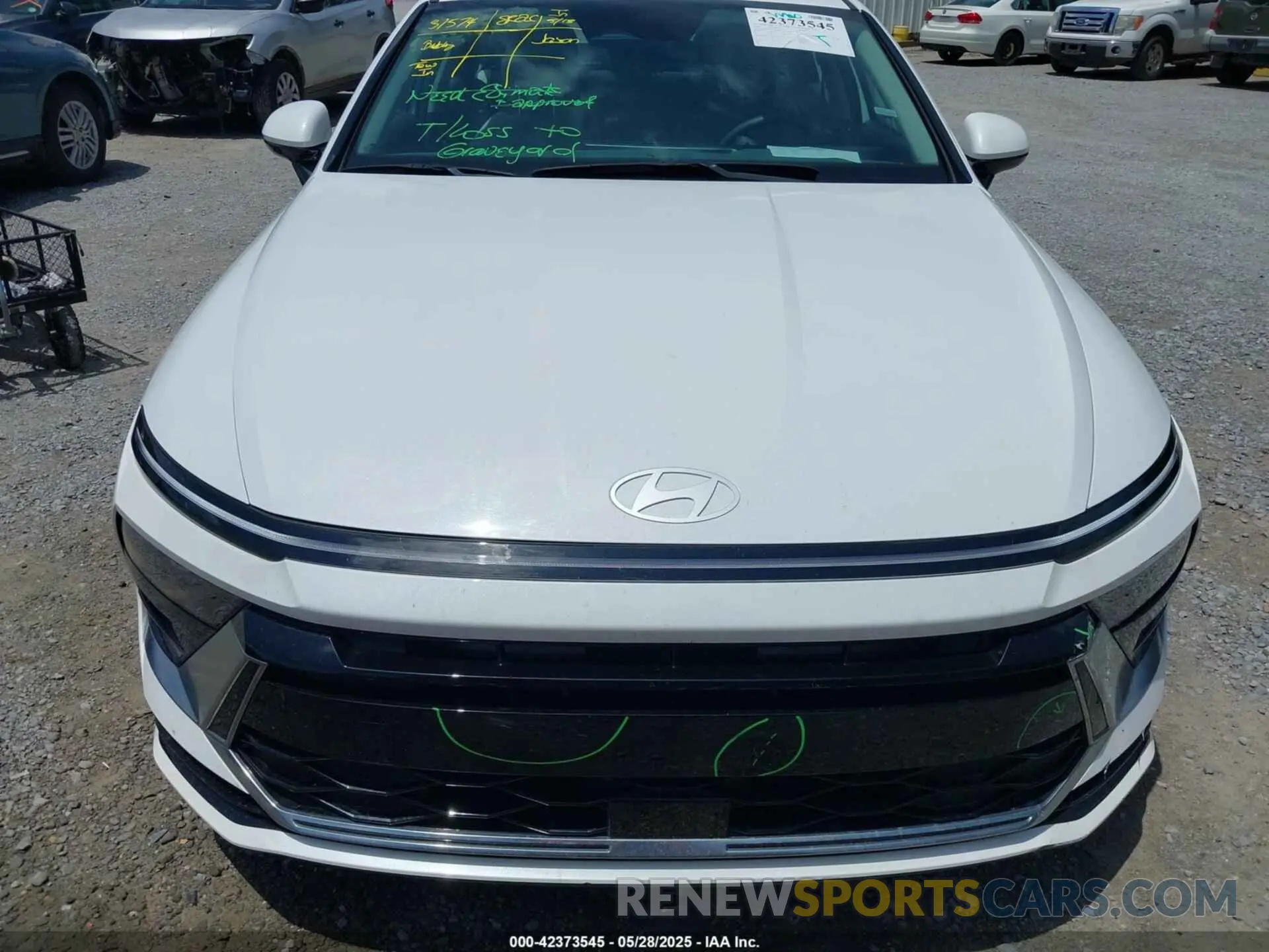 12 fotografías del automóvil dañado KMHL64JA9RA383675 HYUNDAI SONATA 2024