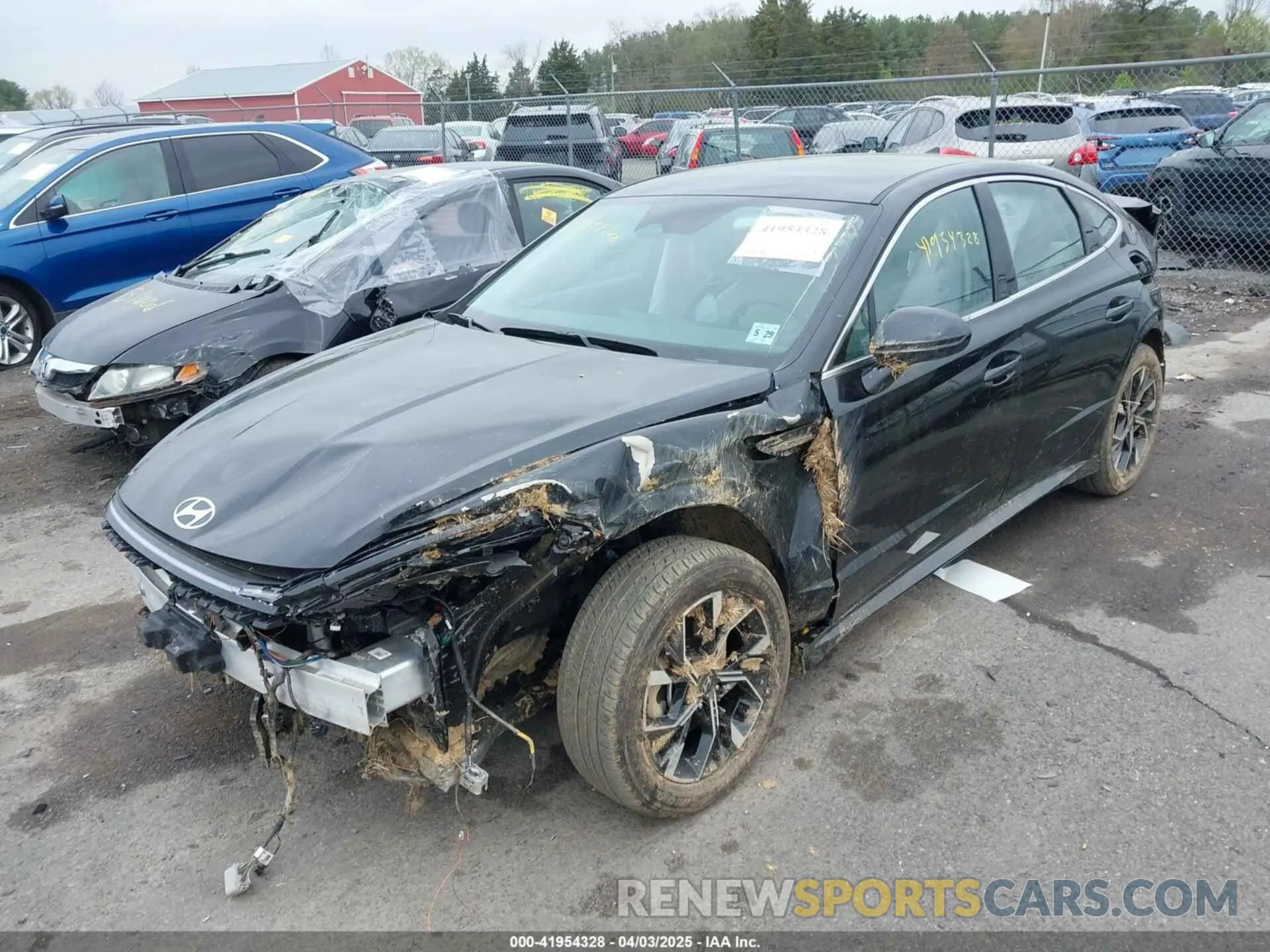 2 fotografías del automóvil dañado KMHL64JA9RA392795 HYUNDAI SONATA 2024