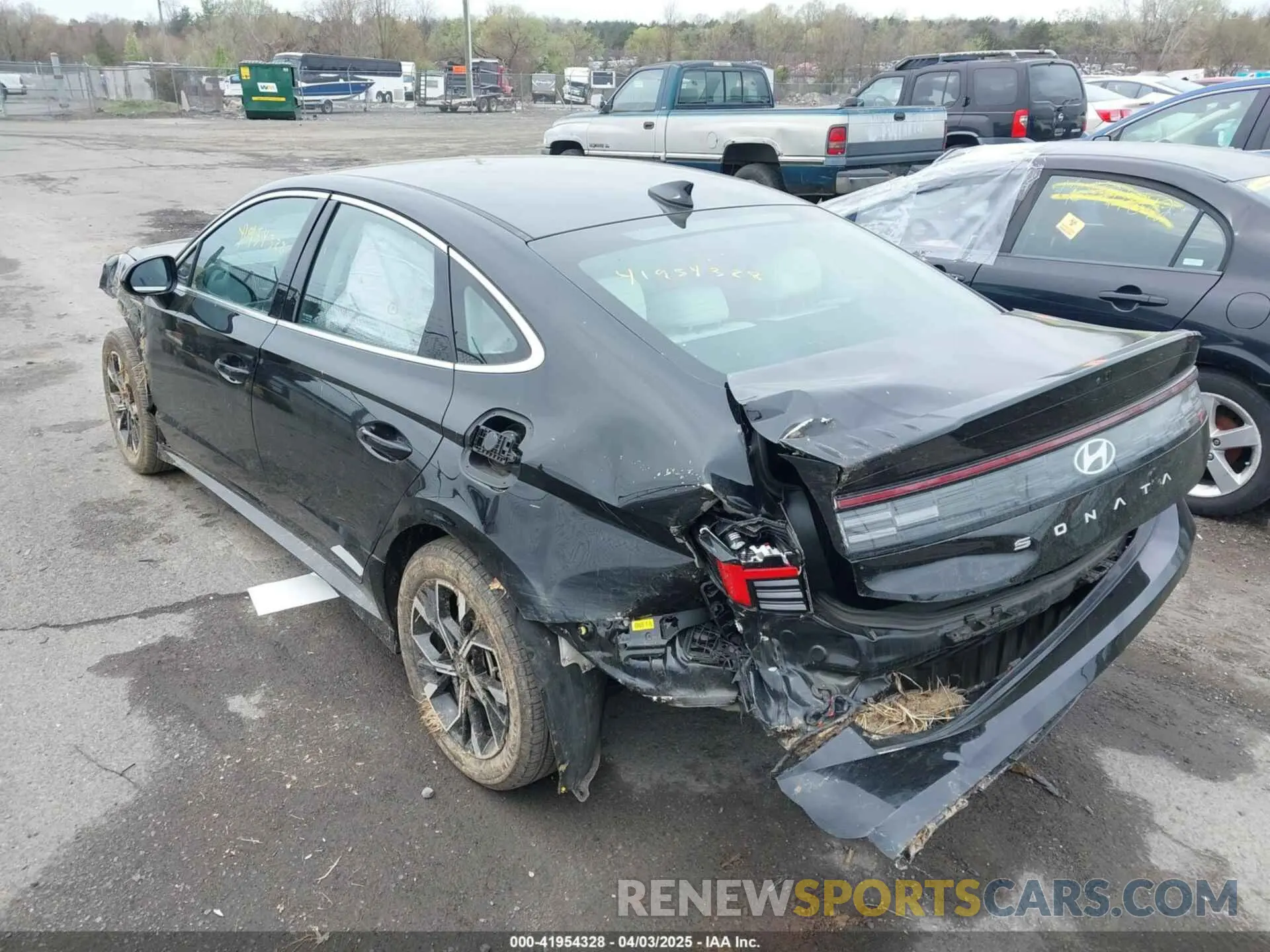3 fotografías del automóvil dañado KMHL64JA9RA392795 HYUNDAI SONATA 2024