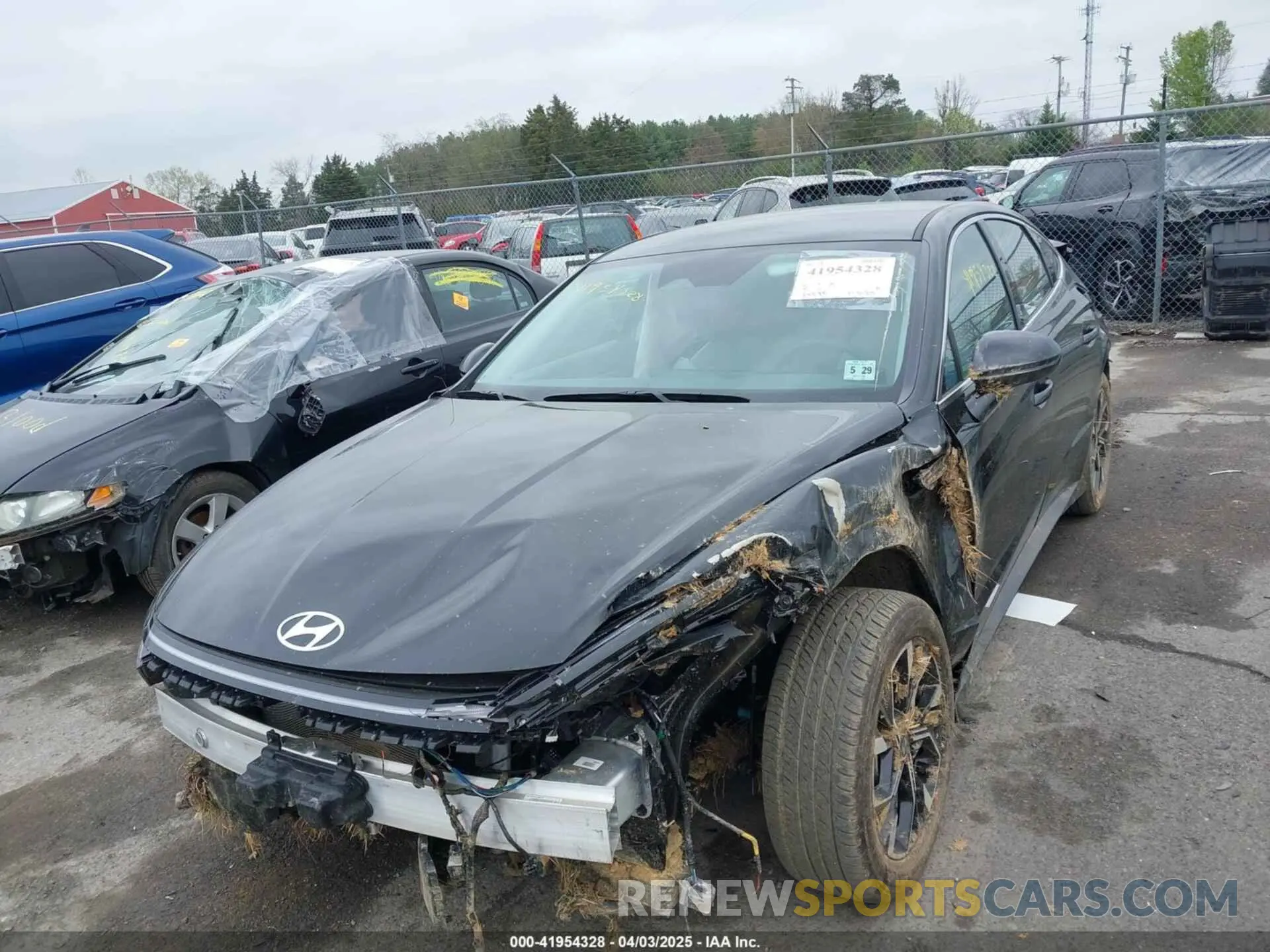 6 fotografías del automóvil dañado KMHL64JA9RA392795 HYUNDAI SONATA 2024