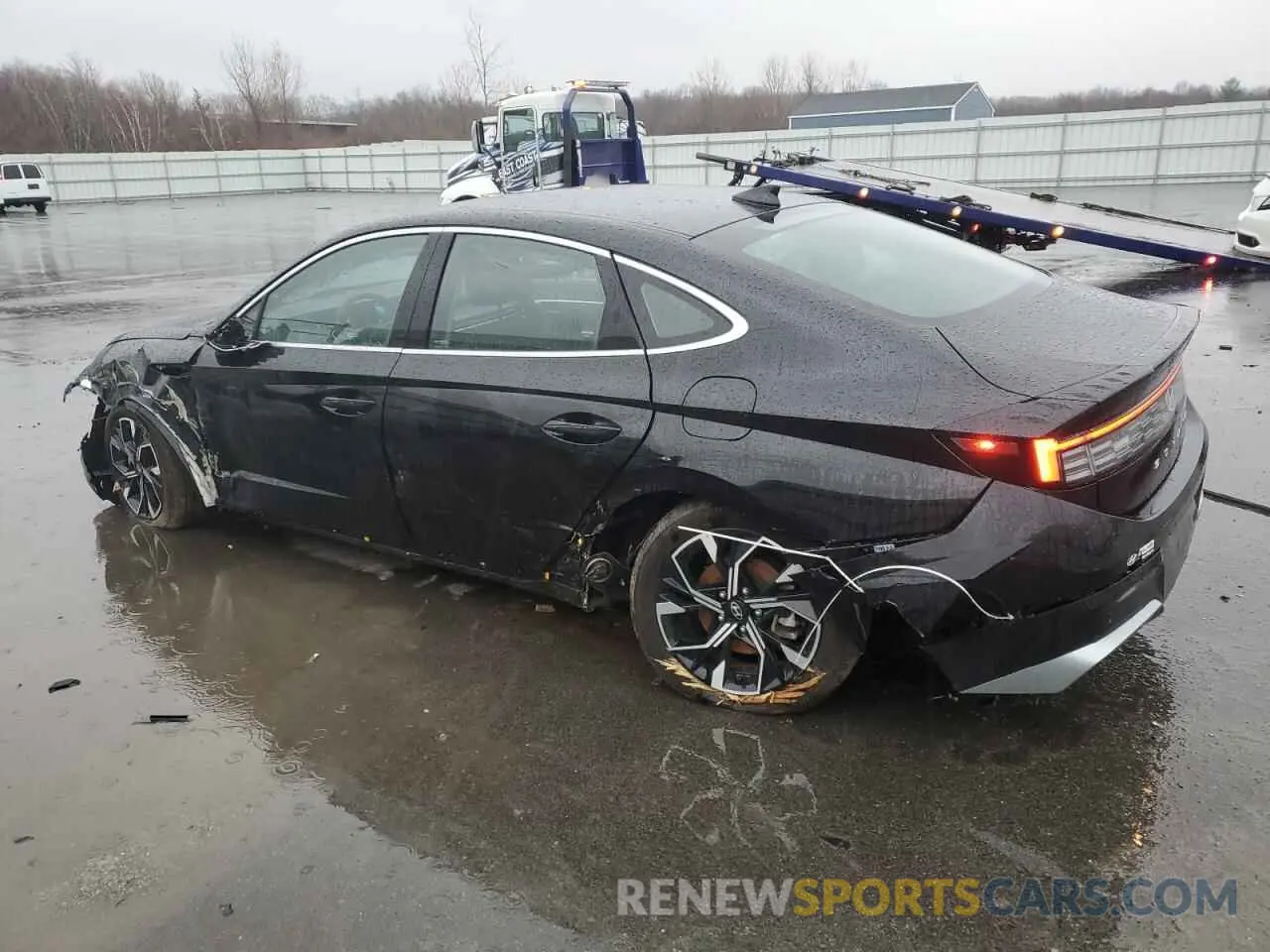 2 fotografías del automóvil dañado KMHL64JA9RA422992 HYUNDAI SONATA 2024