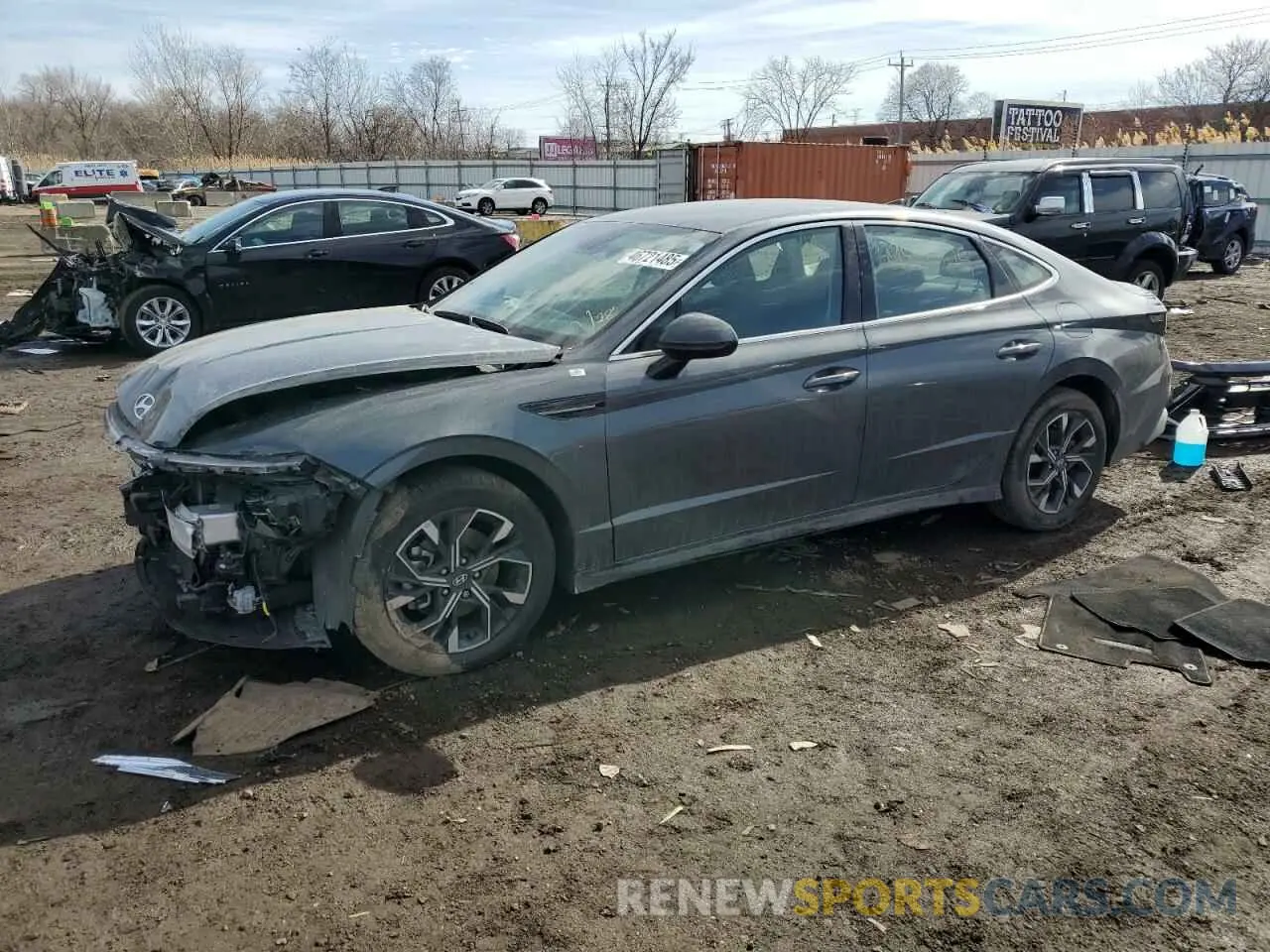 1 fotografías del automóvil dañado KMHL64JAXRA379814 HYUNDAI SONATA 2024