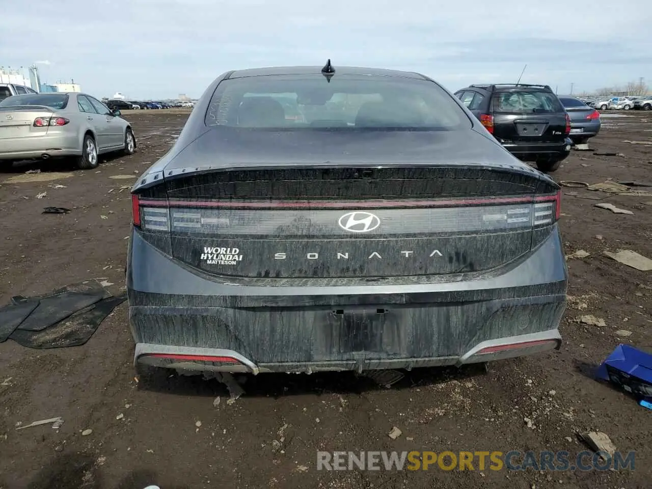 6 fotografías del automóvil dañado KMHL64JAXRA379814 HYUNDAI SONATA 2024
