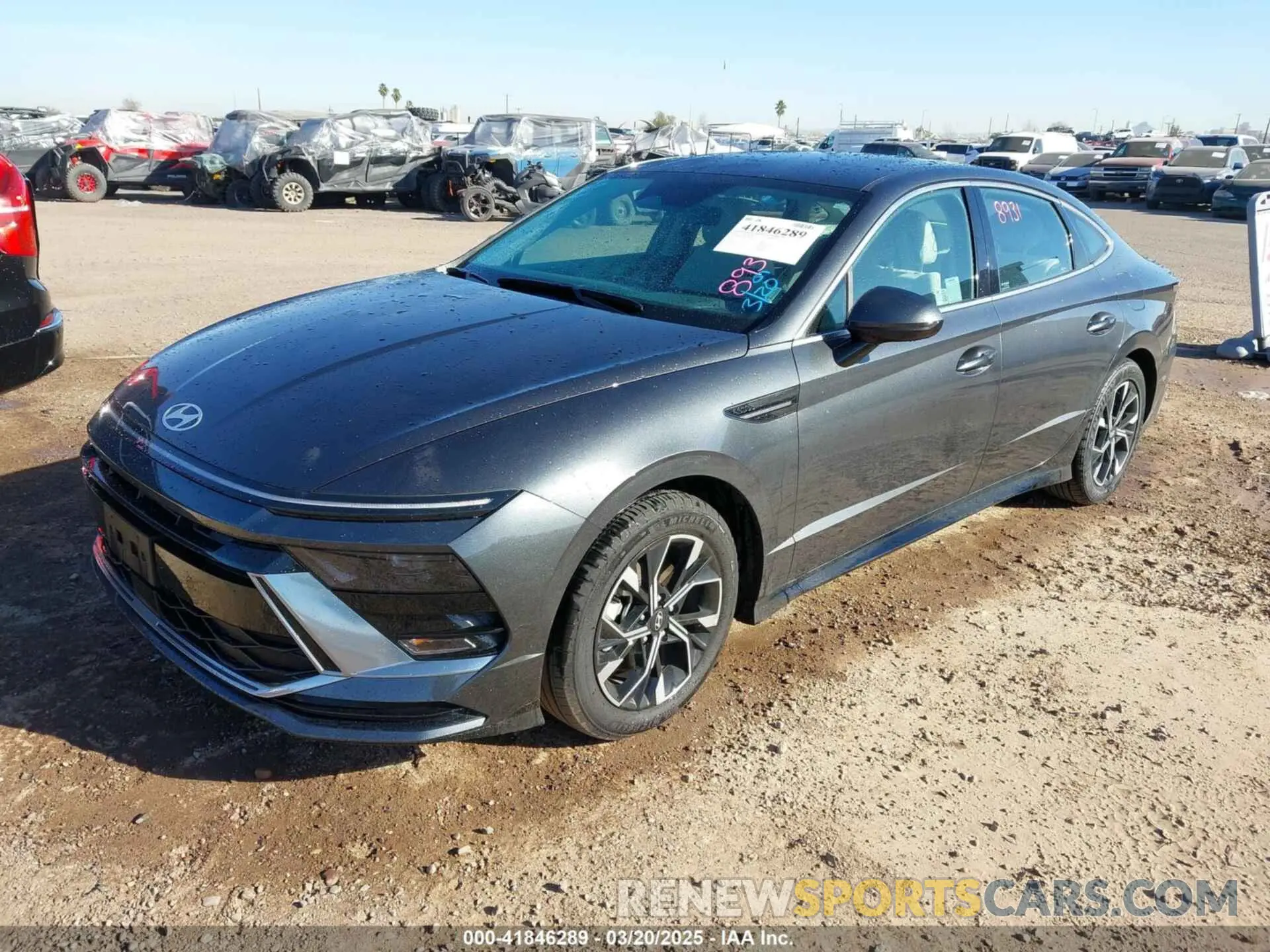 2 fotografías del automóvil dañado KMHL64JAXRA383510 HYUNDAI SONATA 2024