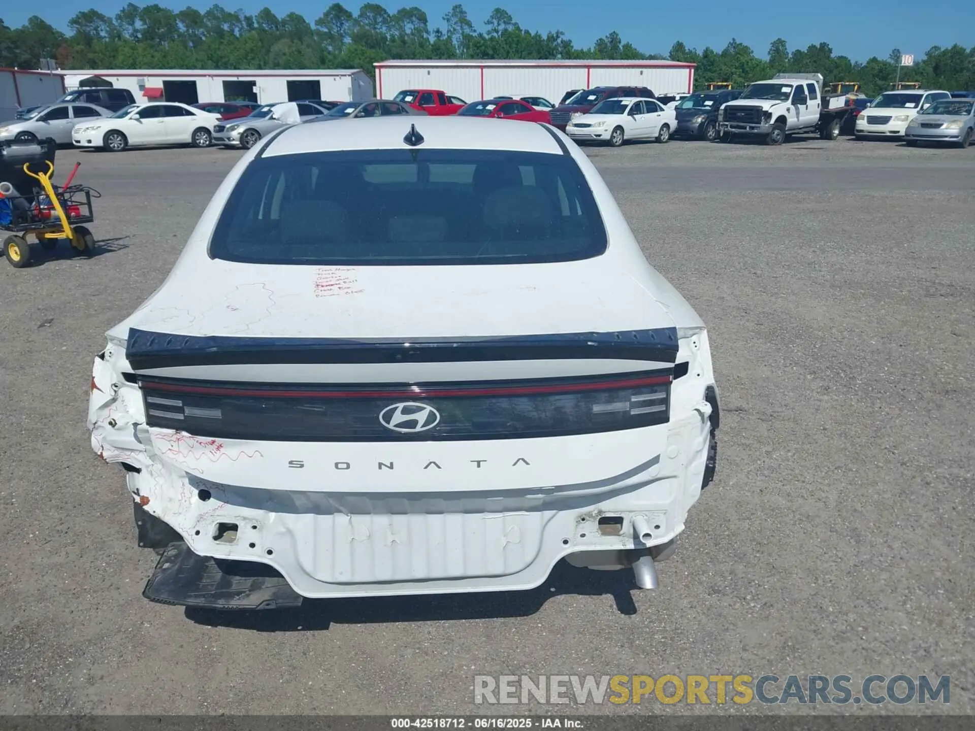 16 fotografías del automóvil dañado KMHL64JAXRA387038 HYUNDAI SONATA 2024