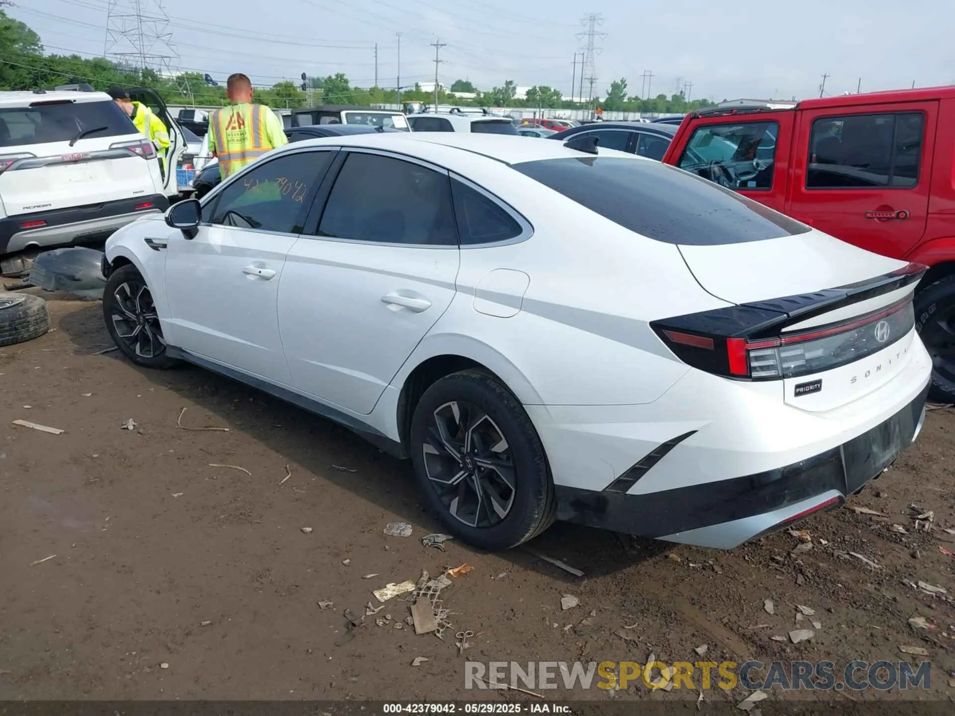 3 fotografías del automóvil dañado KMHL64JAXRA396144 HYUNDAI SONATA 2024