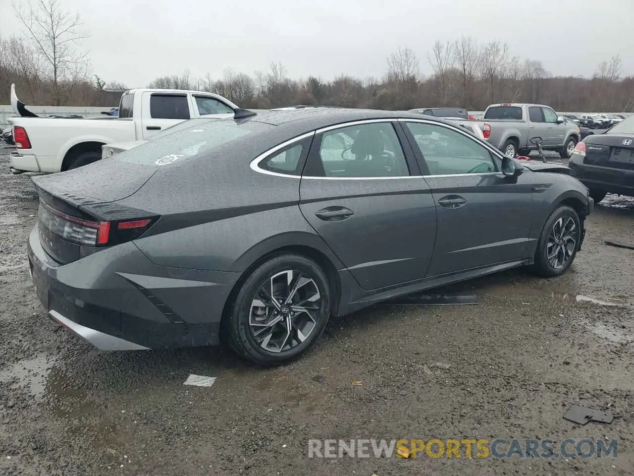 3 fotografías del automóvil dañado KMHL64JAXRA411581 HYUNDAI SONATA 2024