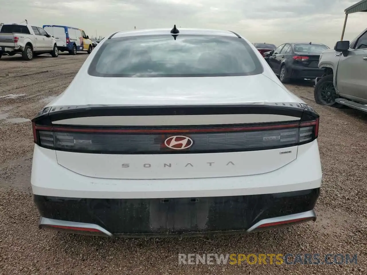 6 fotografías del automóvil dañado KMHL34JJ7SA105016 HYUNDAI SONATA 2025