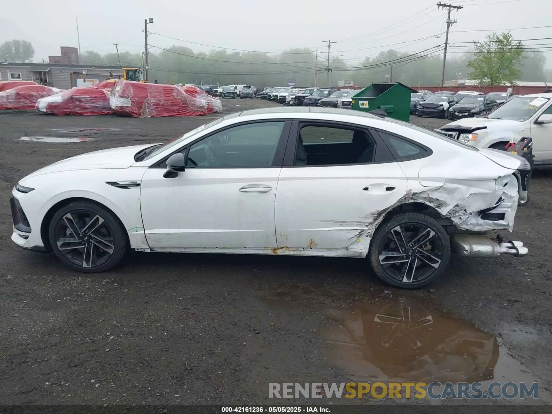 14 fotografías del automóvil dañado KMHL54JC2SA440308 HYUNDAI SONATA 2025