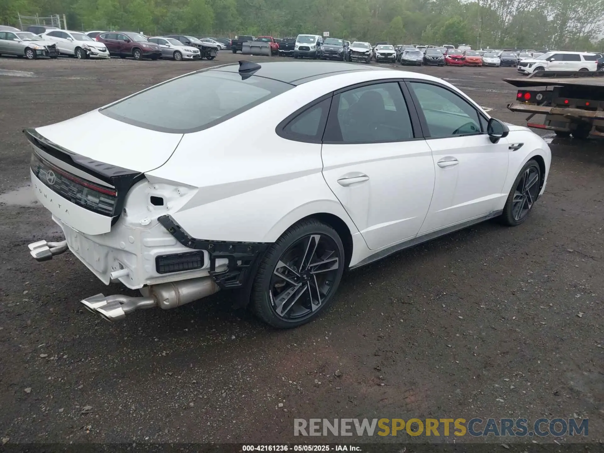 4 fotografías del automóvil dañado KMHL54JC2SA440308 HYUNDAI SONATA 2025