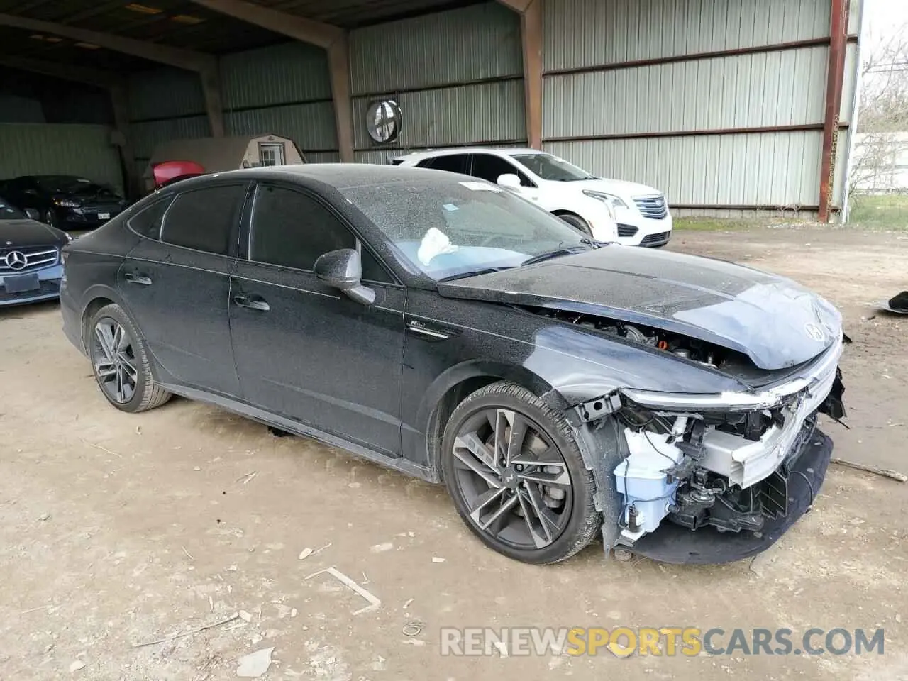 4 fotografías del automóvil dañado KMHL54JC8SA433685 HYUNDAI SONATA 2025