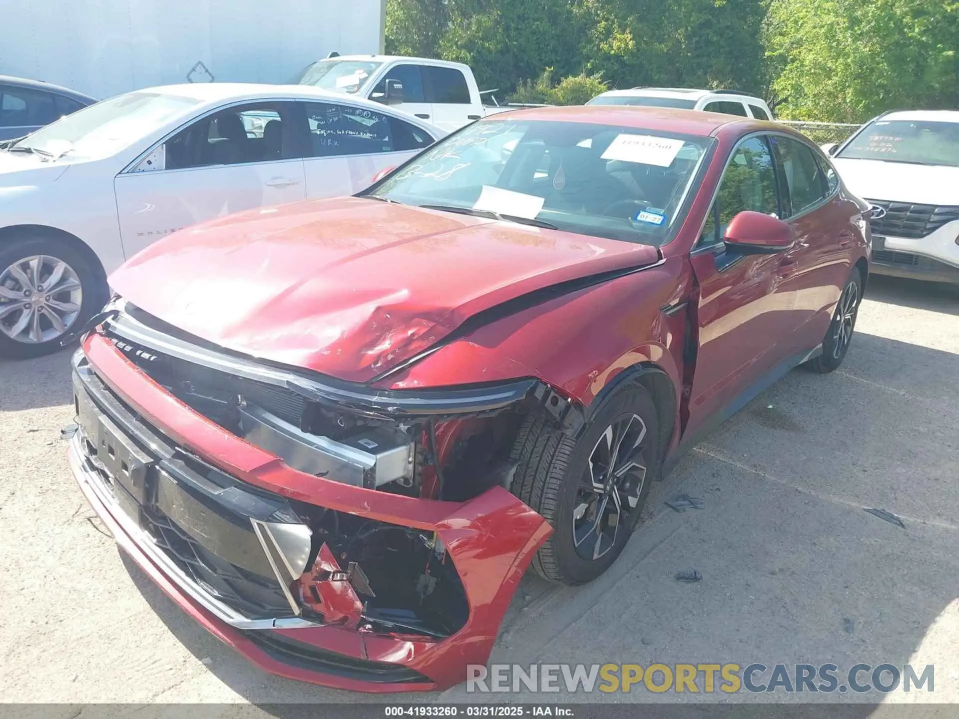 2 fotografías del automóvil dañado KMHL64JA1SA471447 HYUNDAI SONATA 2025