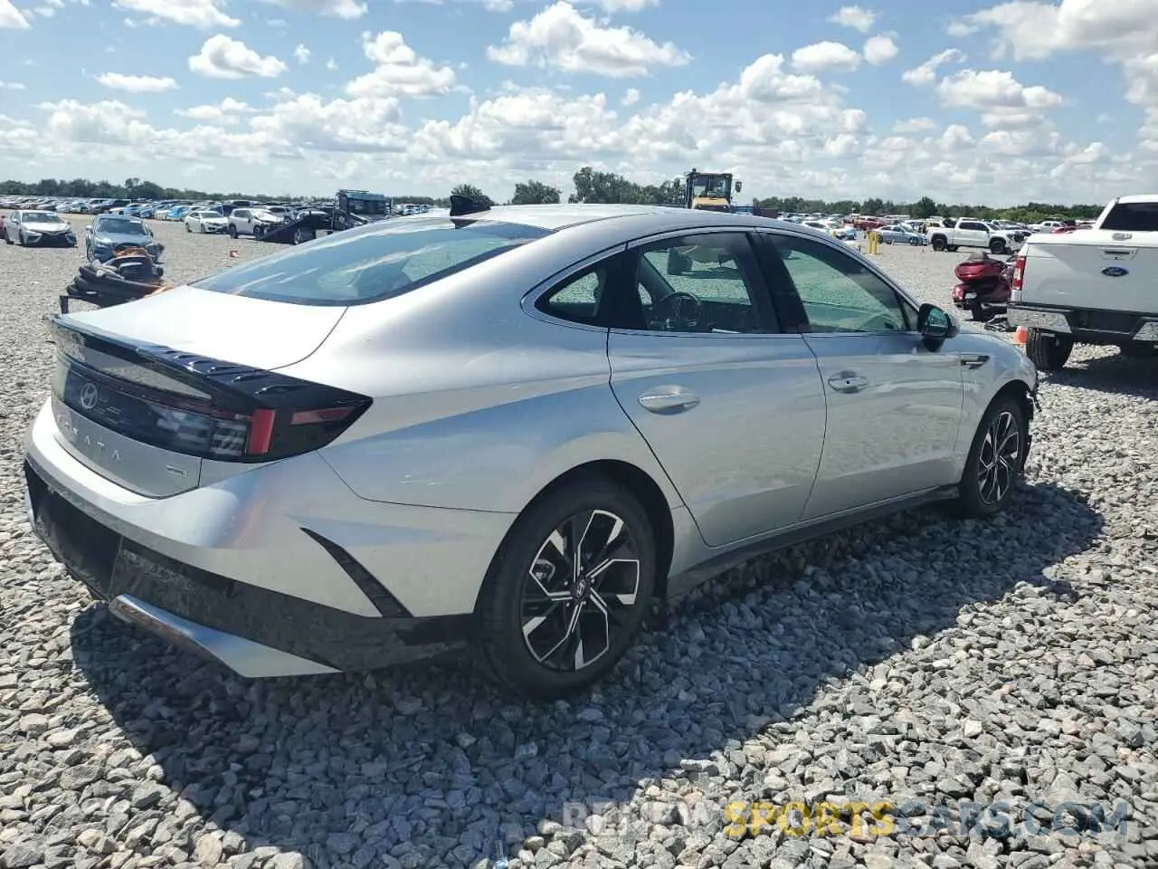 3 fotografías del automóvil dañado KMHL64JA2SA443625 HYUNDAI SONATA 2025