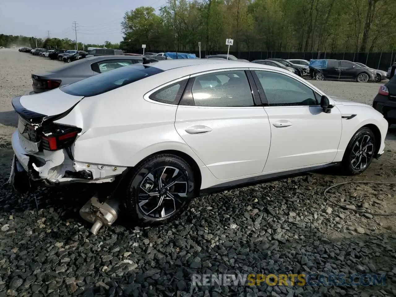 3 fotografías del automóvil dañado KMHL64JA2SA457041 HYUNDAI SONATA 2025