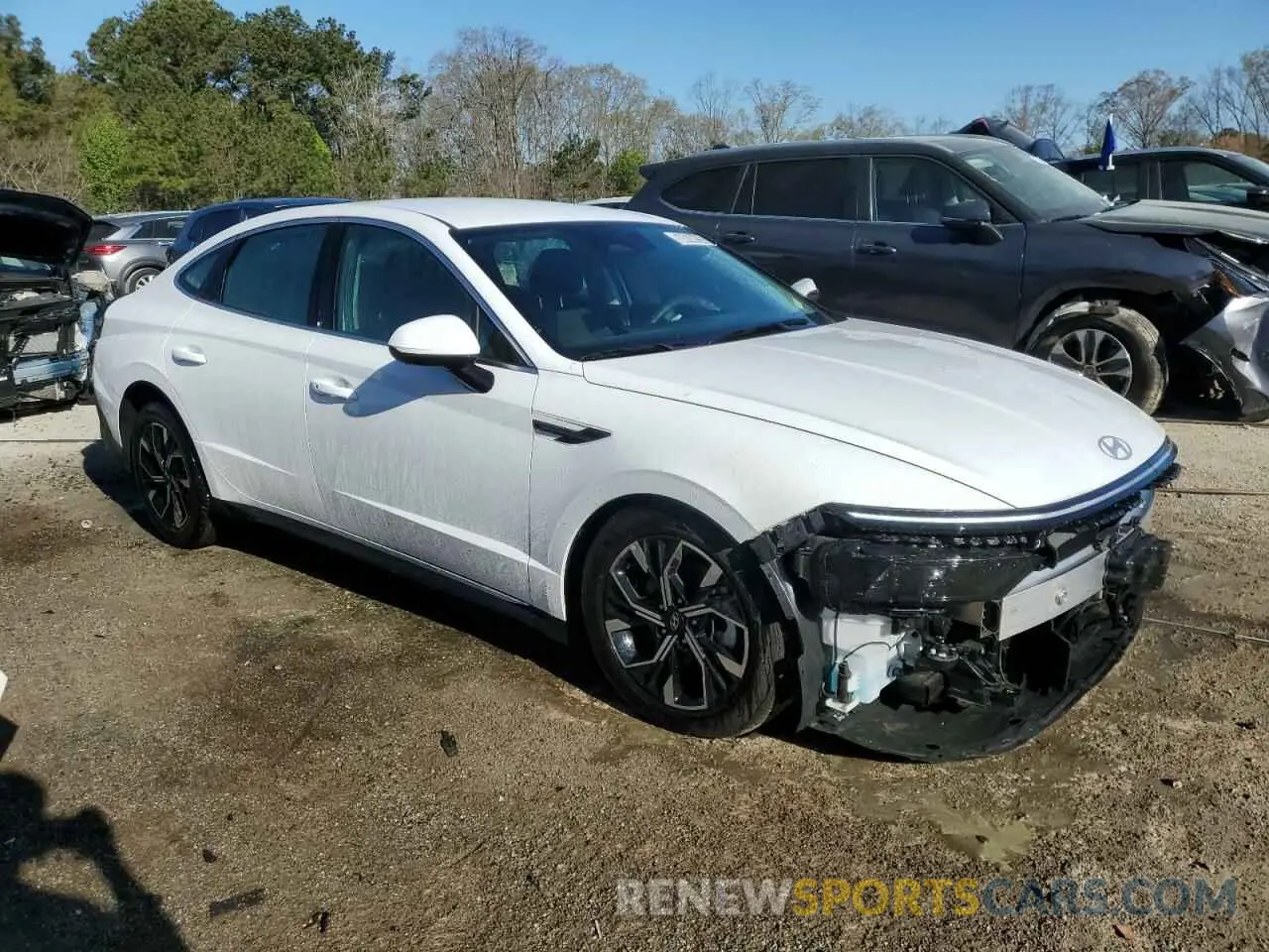 4 fotografías del automóvil dañado KMHL64JA2SA469965 HYUNDAI SONATA 2025