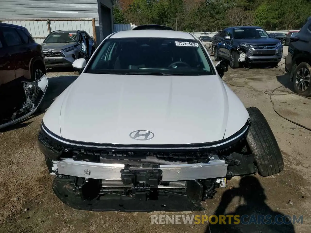 5 fotografías del automóvil dañado KMHL64JA2SA469965 HYUNDAI SONATA 2025