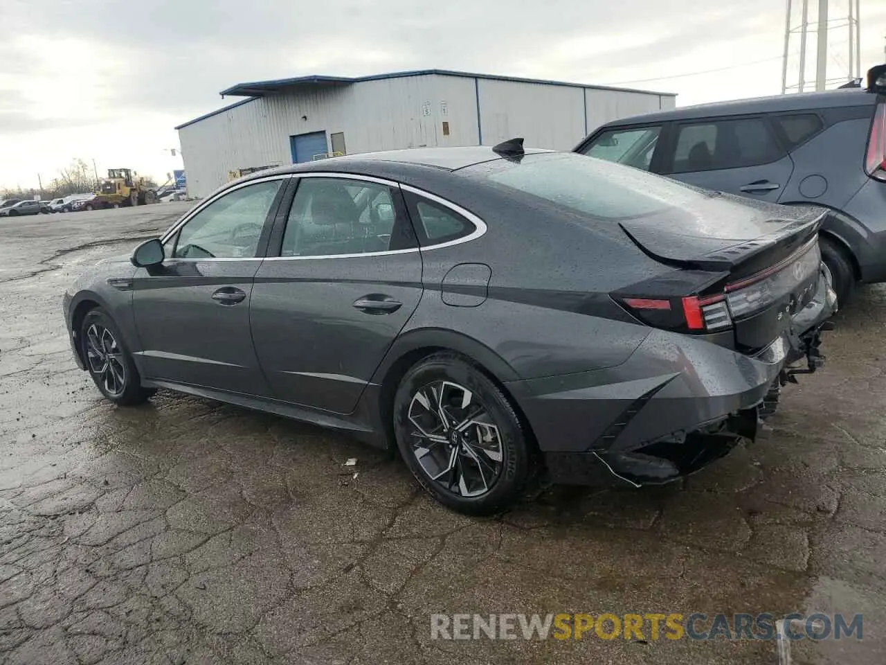 2 fotografías del automóvil dañado KMHL64JA4SA450110 HYUNDAI SONATA 2025