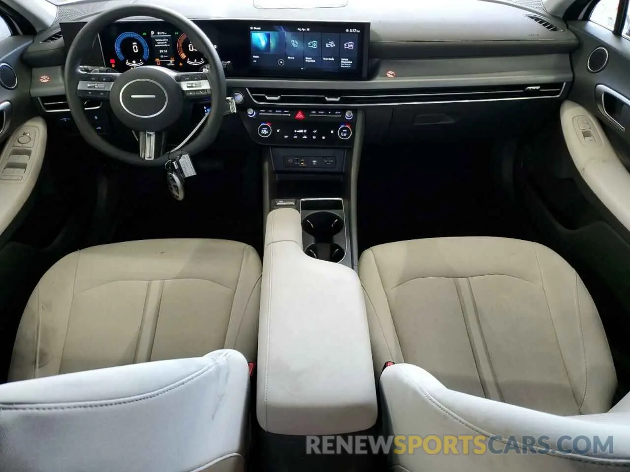 8 fotografías del automóvil dañado KMHL64JA5SA436510 HYUNDAI SONATA 2025