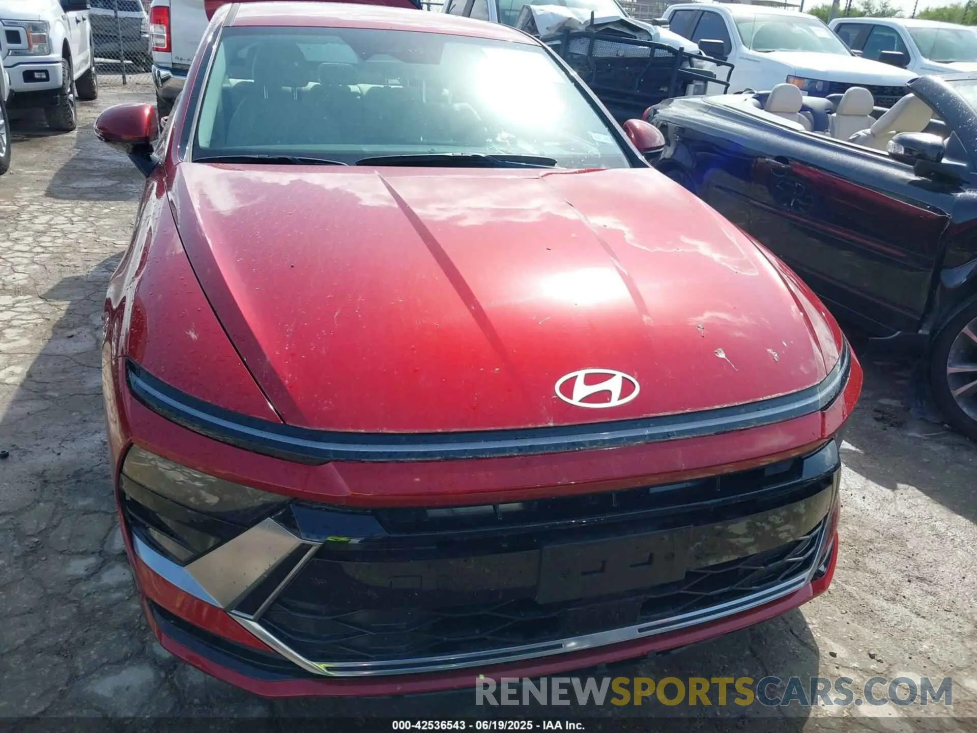 13 fotografías del automóvil dañado KMHL64JA5SA461875 HYUNDAI SONATA 2025