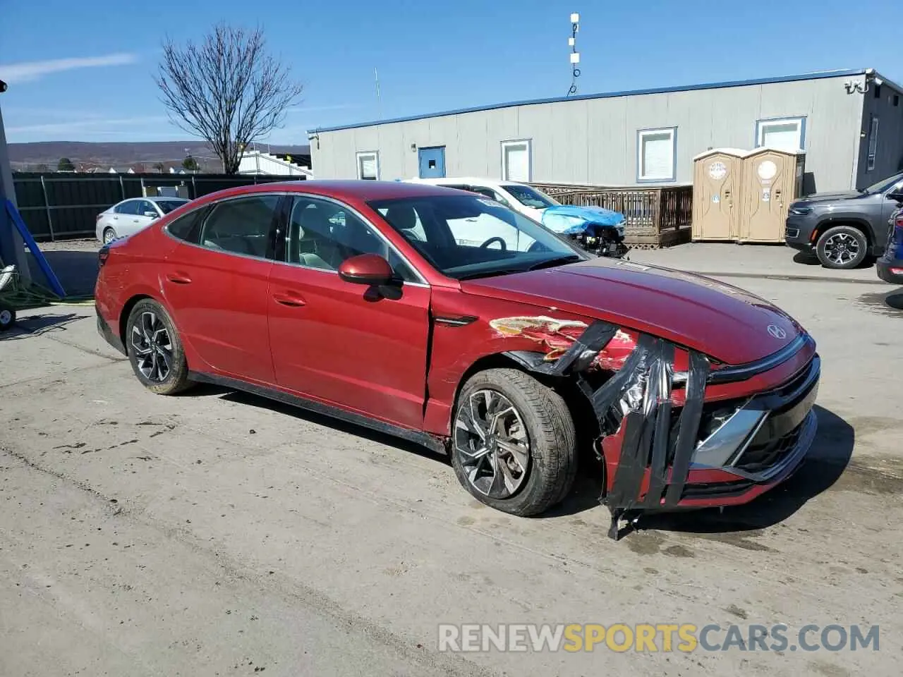 4 fotografías del automóvil dañado KMHL64JA6SA456278 HYUNDAI SONATA 2025