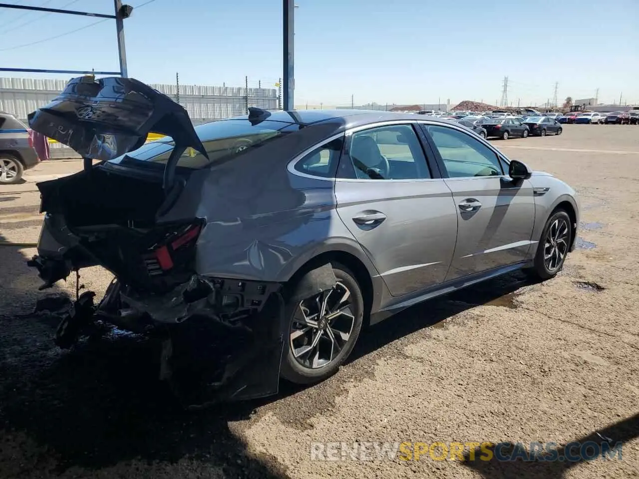 3 fotografías del automóvil dañado KMHL64JA7SA453714 HYUNDAI SONATA 2025