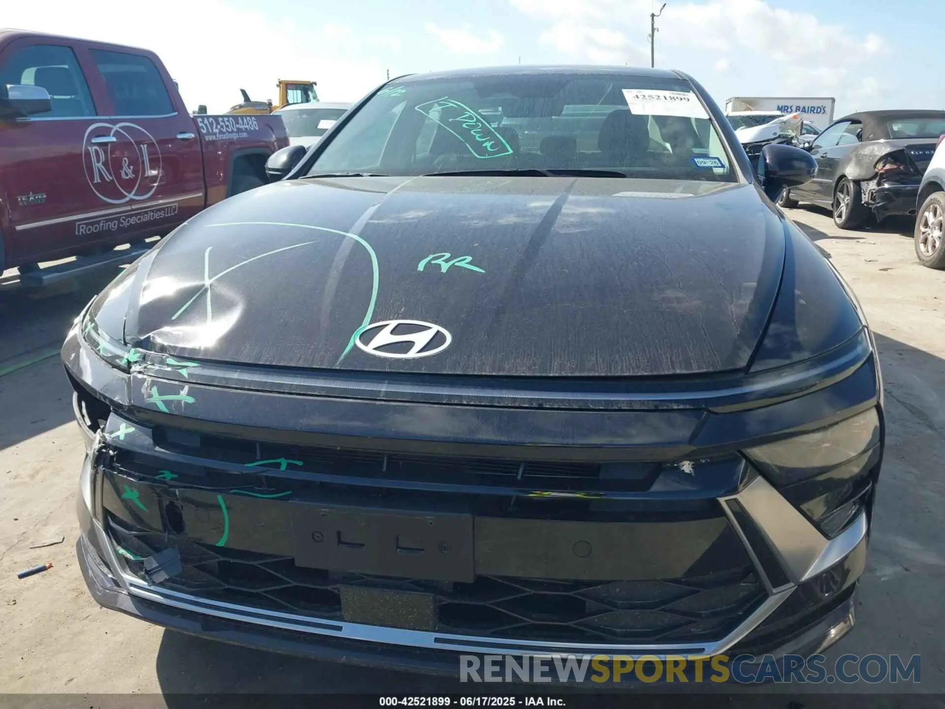 13 fotografías del automóvil dañado KMHL64JA8SA438543 HYUNDAI SONATA 2025