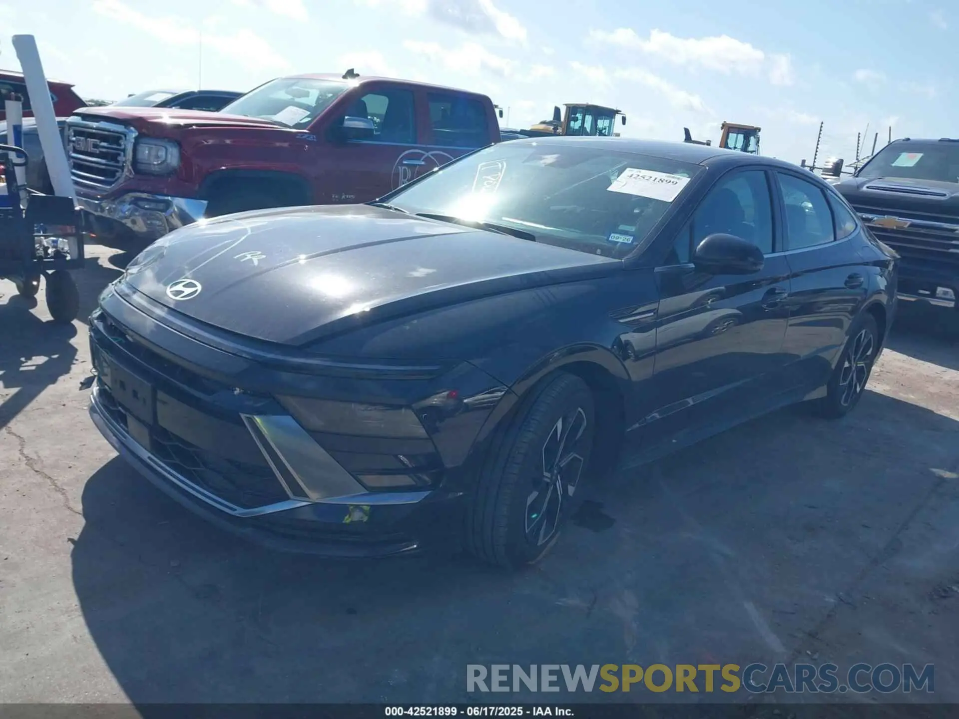 2 fotografías del automóvil dañado KMHL64JA8SA438543 HYUNDAI SONATA 2025
