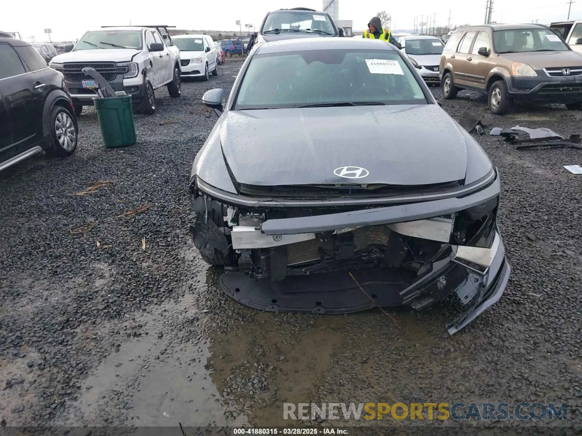 13 fotografías del automóvil dañado KMHL64JAXSA458650 HYUNDAI SONATA 2025