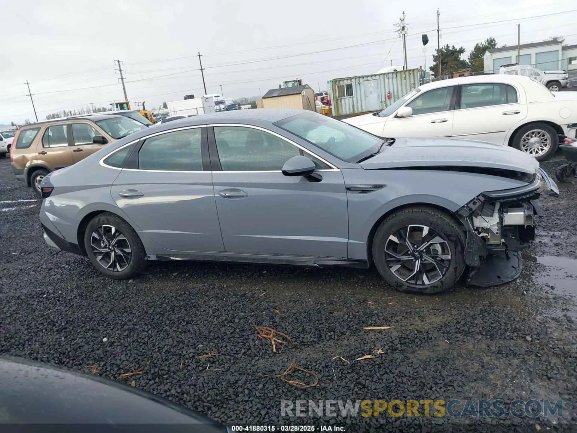 14 fotografías del automóvil dañado KMHL64JAXSA458650 HYUNDAI SONATA 2025