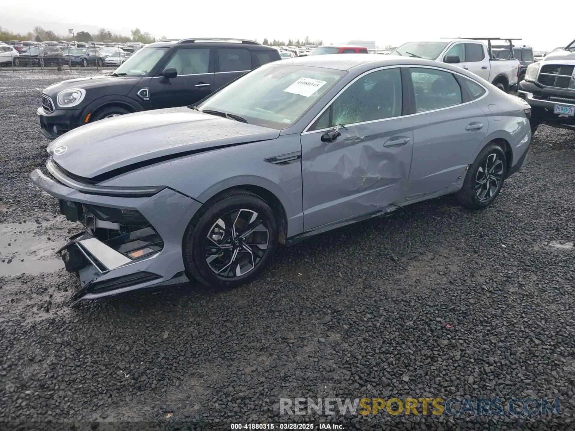 2 fotografías del automóvil dañado KMHL64JAXSA458650 HYUNDAI SONATA 2025