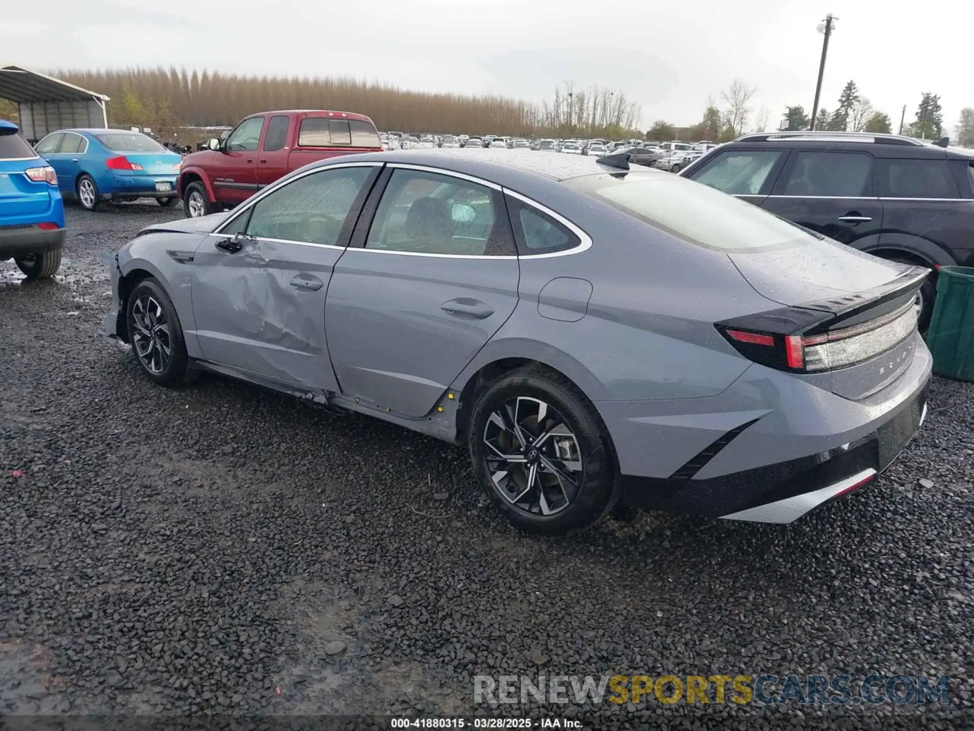 3 fotografías del automóvil dañado KMHL64JAXSA458650 HYUNDAI SONATA 2025