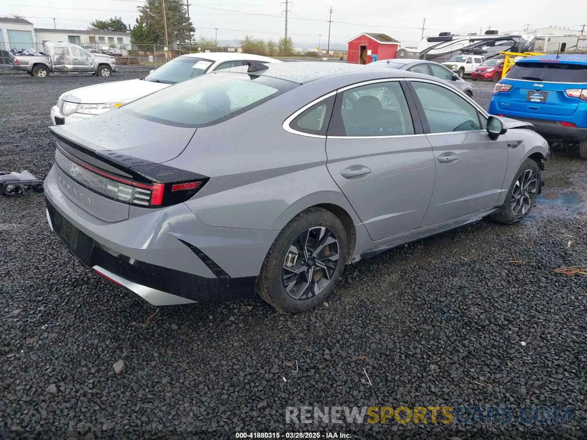 4 fotografías del automóvil dañado KMHL64JAXSA458650 HYUNDAI SONATA 2025
