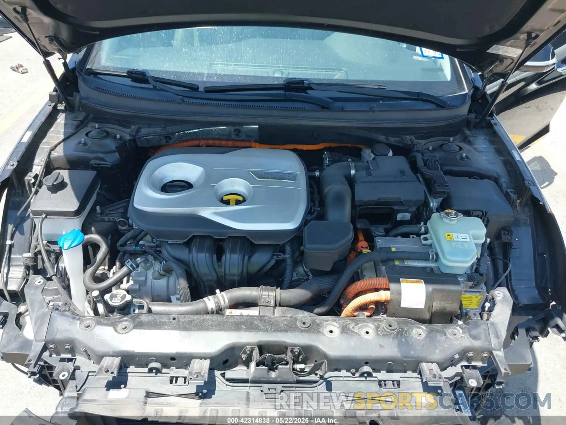 10 fotografías del automóvil dañado KMHE34L35KA092824 HYUNDAI SONATA HYBRID 2019