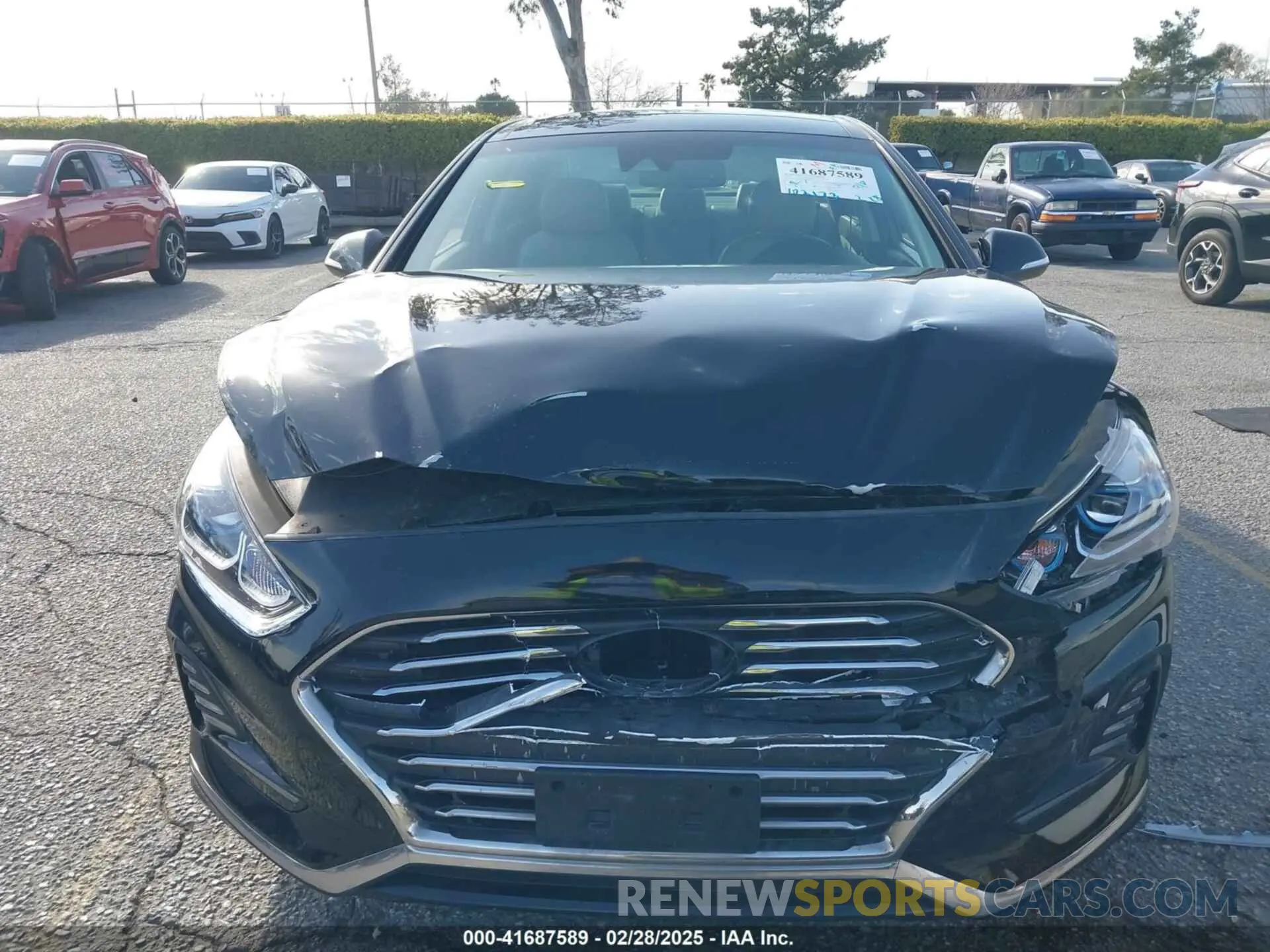 6 fotografías del automóvil dañado KMHE34L3XKA088011 HYUNDAI SONATA HYBRID 2019