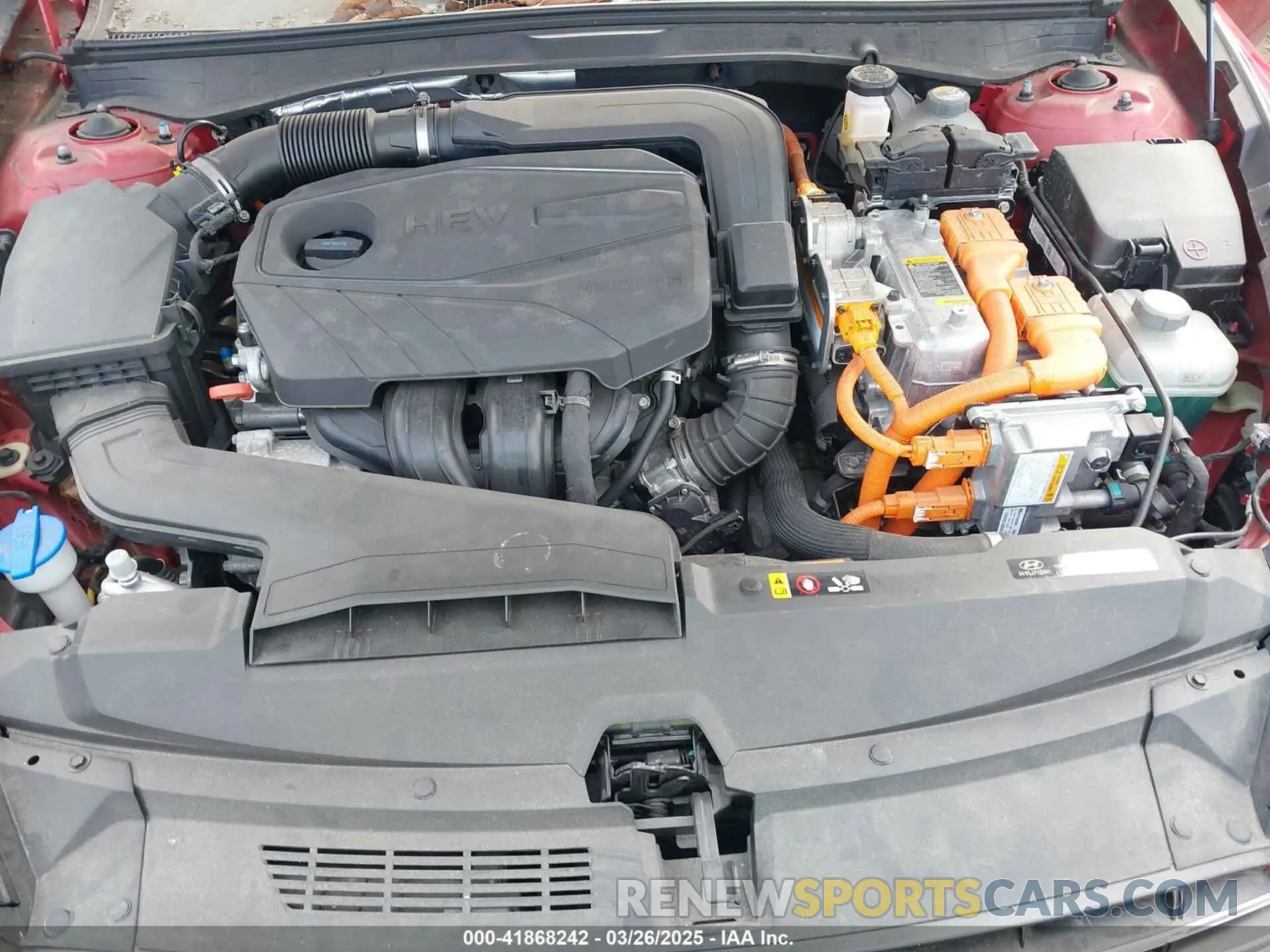 10 fotografías del automóvil dañado KMHL54JJ3LA010903 HYUNDAI SONATA HYBRID 2020