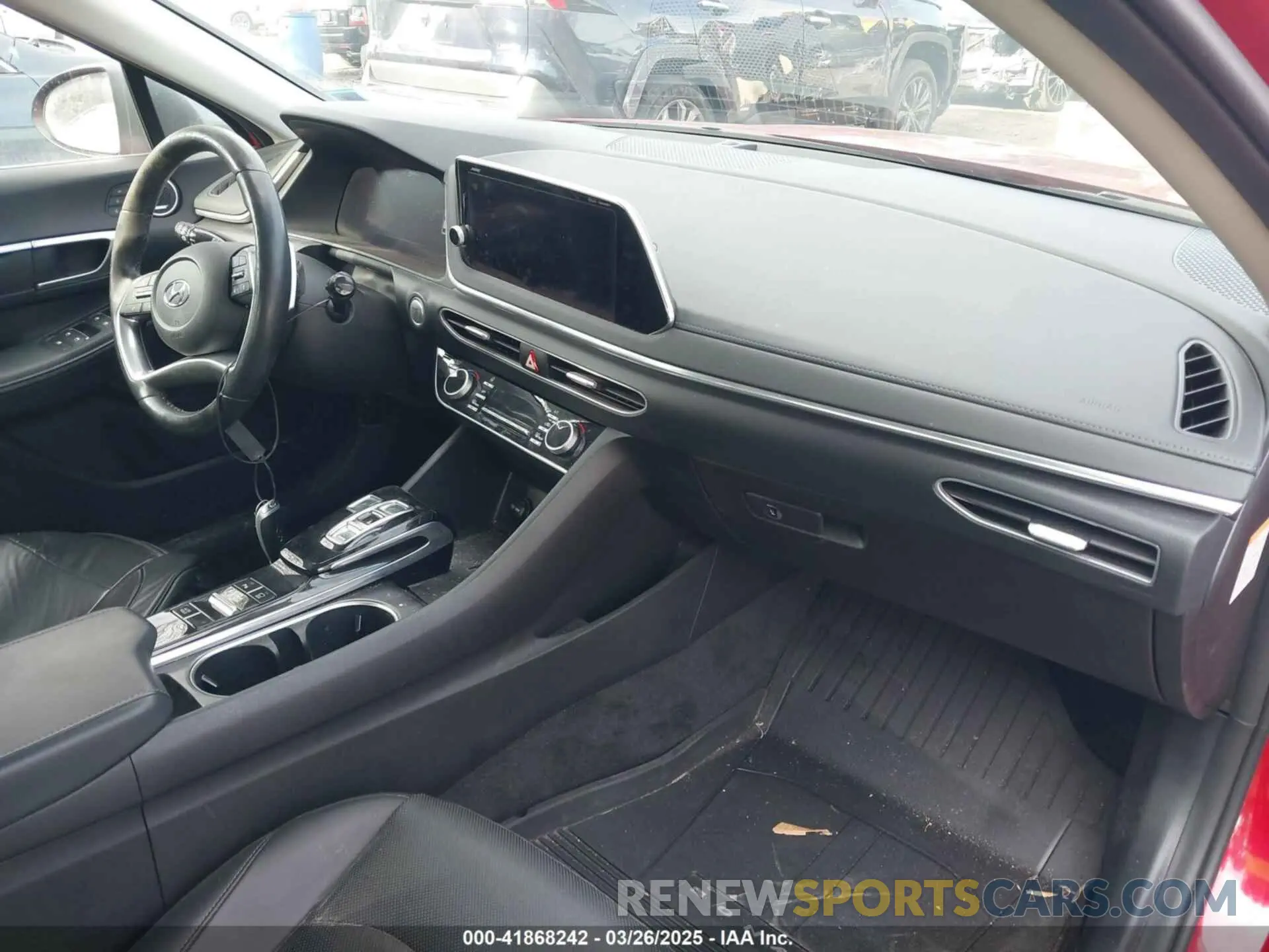 5 fotografías del automóvil dañado KMHL54JJ3LA010903 HYUNDAI SONATA HYBRID 2020