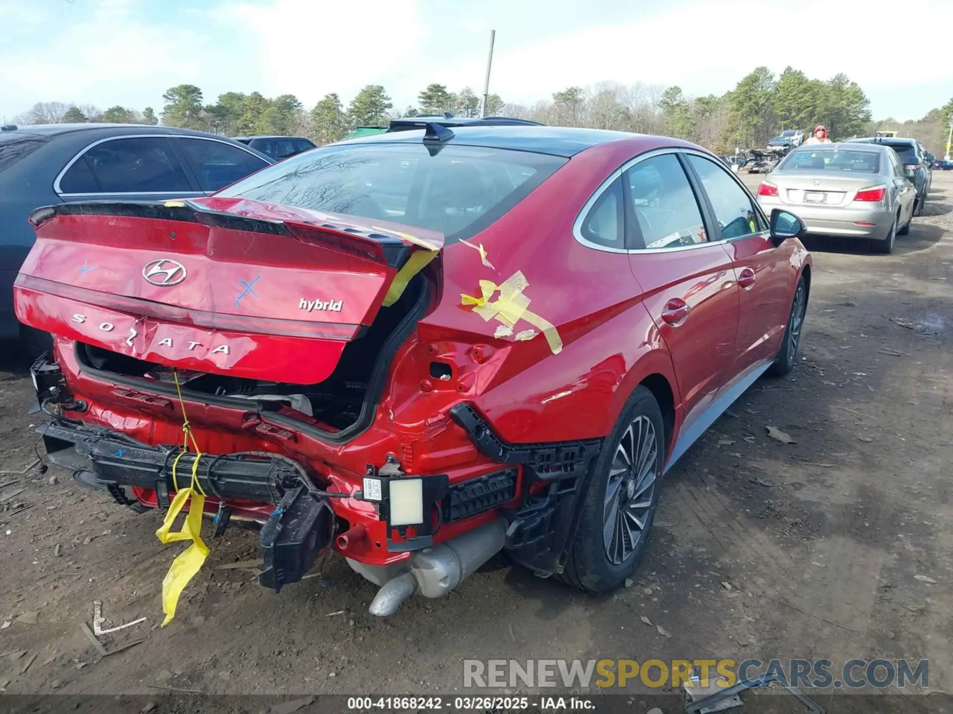 6 fotografías del automóvil dañado KMHL54JJ3LA010903 HYUNDAI SONATA HYBRID 2020