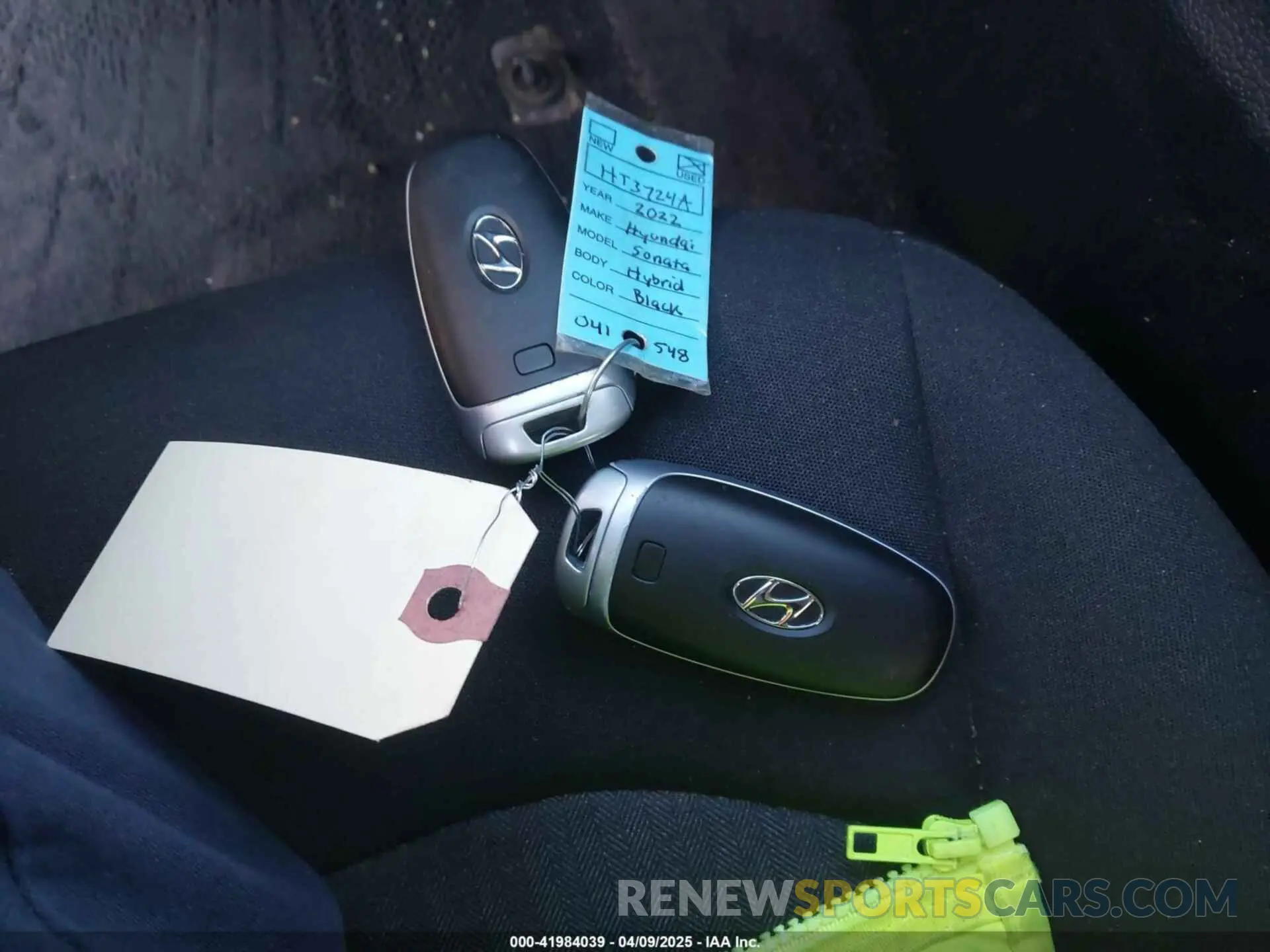 11 fotografías del automóvil dañado KMHL24JJ5NA041548 HYUNDAI SONATA HYBRID 2022